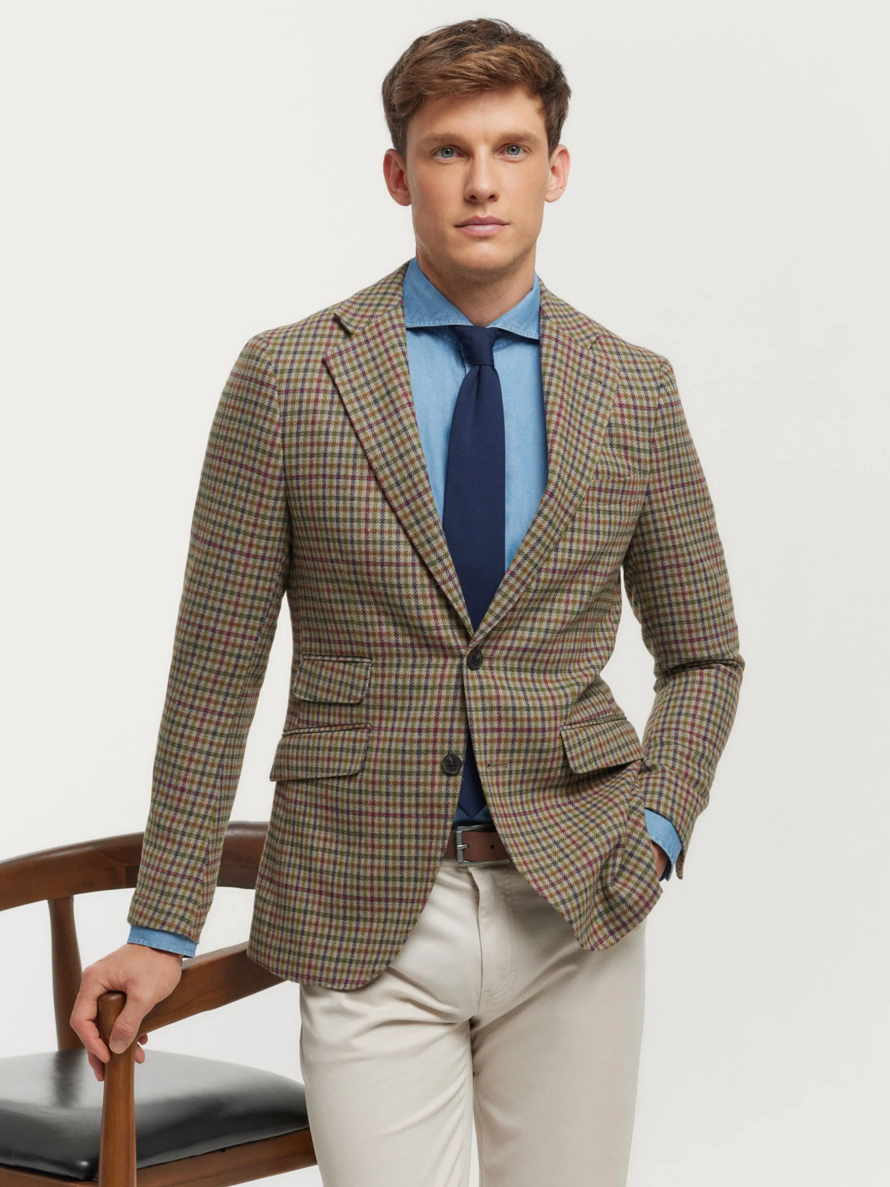 Shop AMERICANA CUADRO HARRIS Hombre Americanas