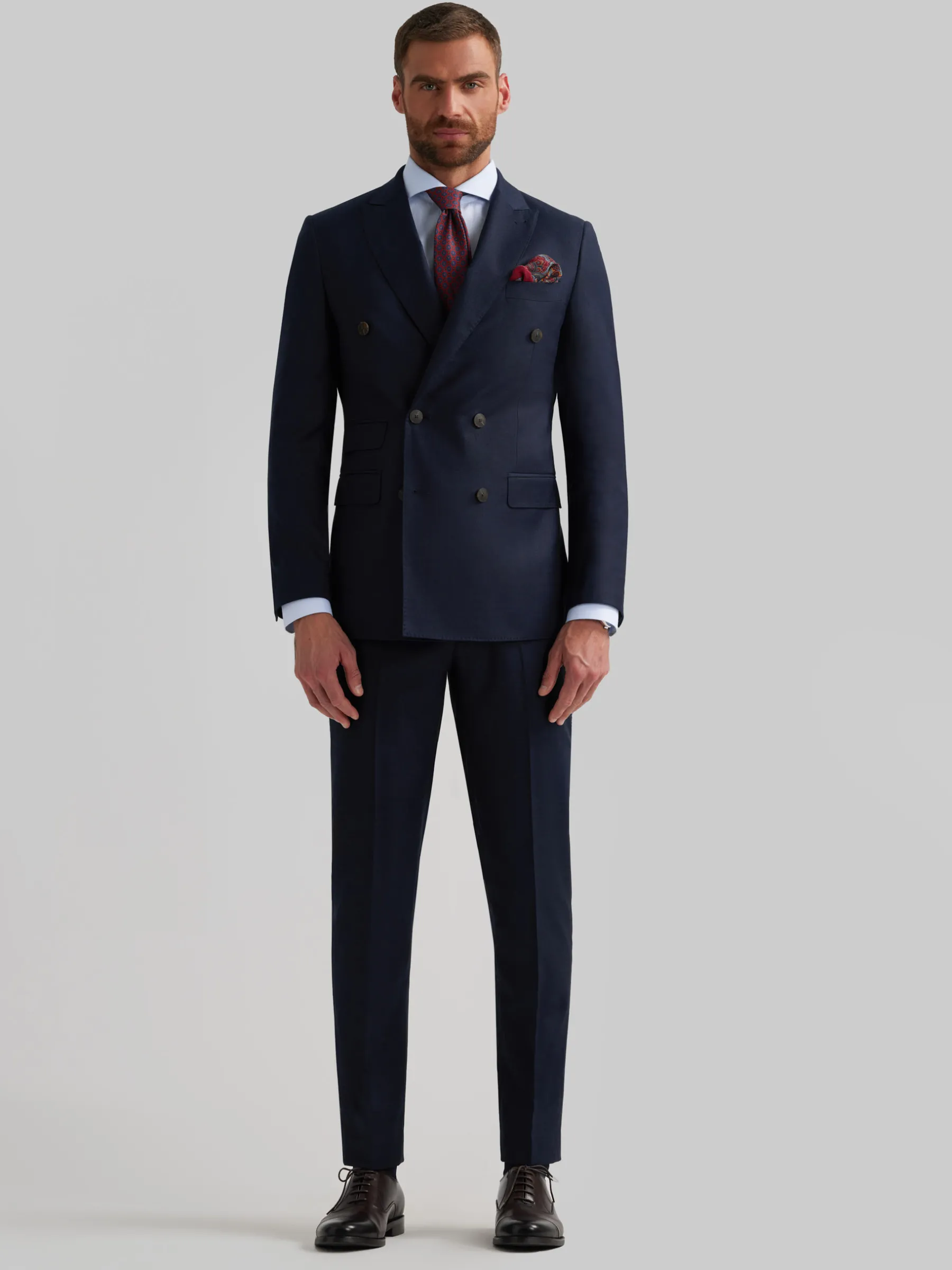 Sale AMERICANA FIL A FIL CRUZADO Hombre Trajes | Trajes