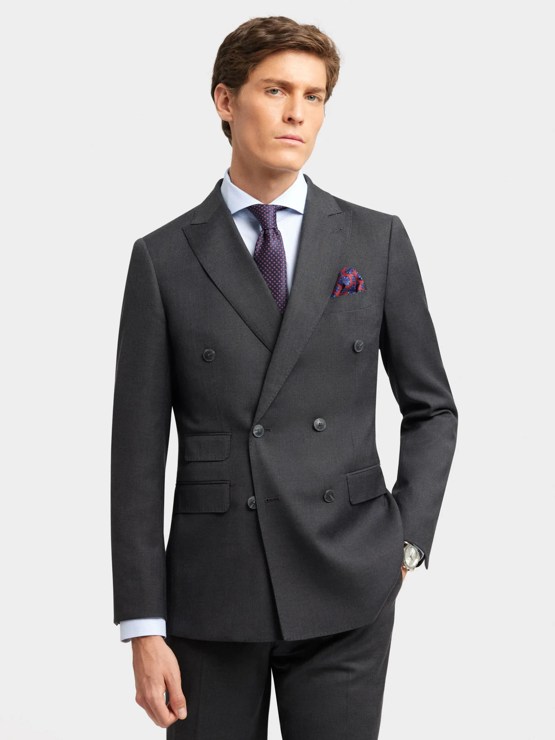 New AMERICANA FIL A FIL CRUZADO Hombre Trajes | Trajes