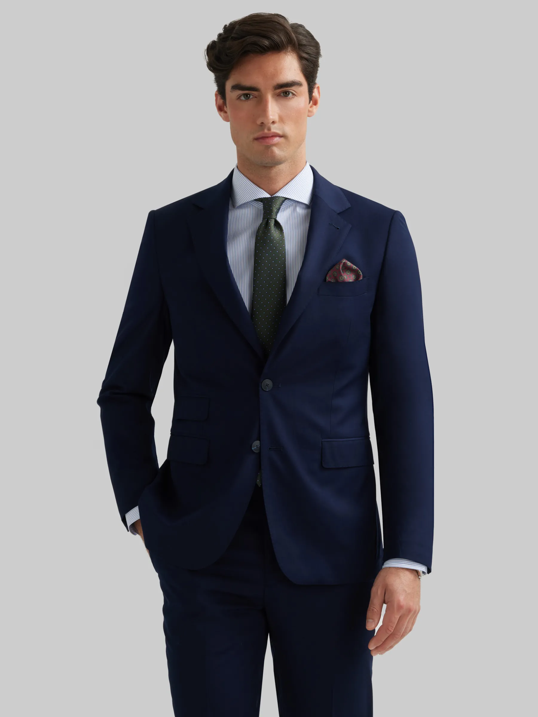Cheap AMERICANA PLAIN SLIM Hombre Trajes | Trajes