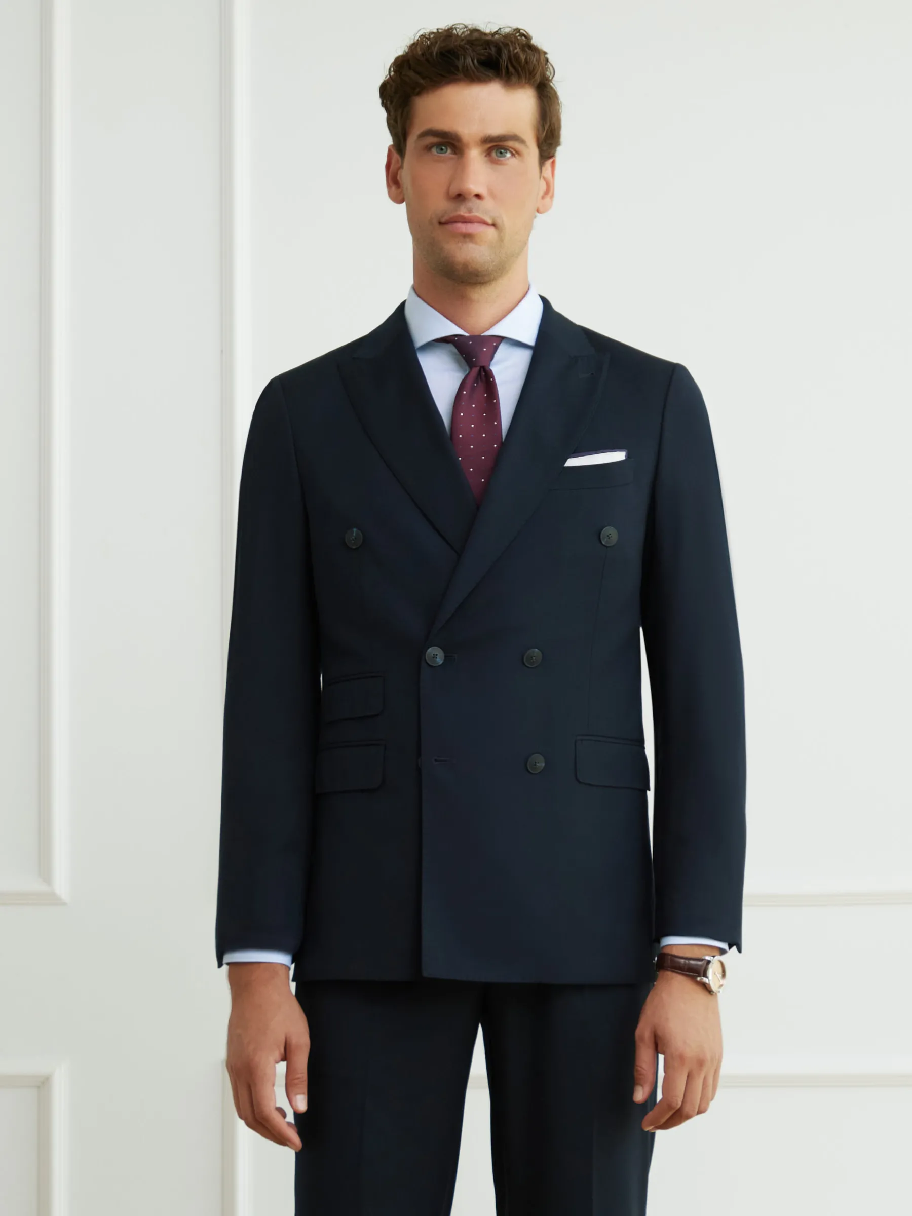 Fashion AMERICANA TWILL CRUZADO Hombre Trajes | Trajes