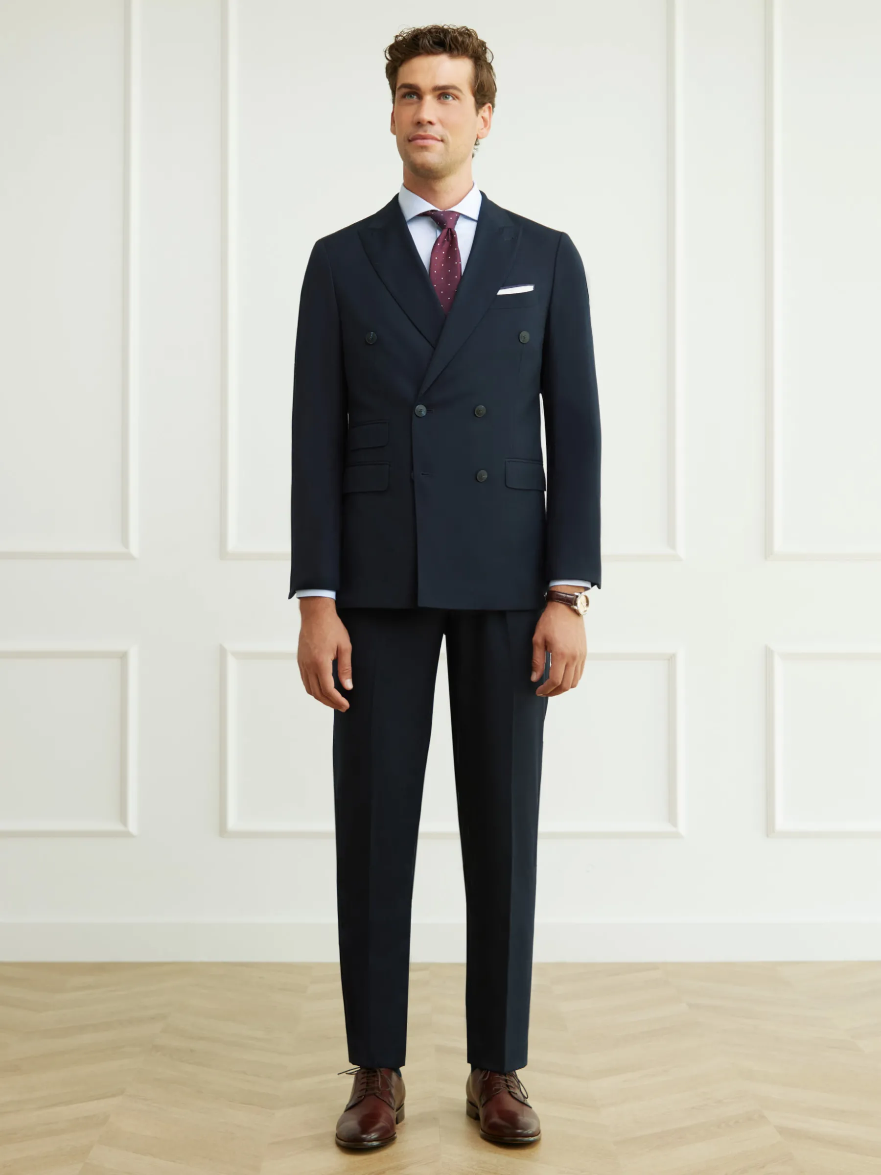 Fashion AMERICANA TWILL CRUZADO Hombre Trajes | Trajes