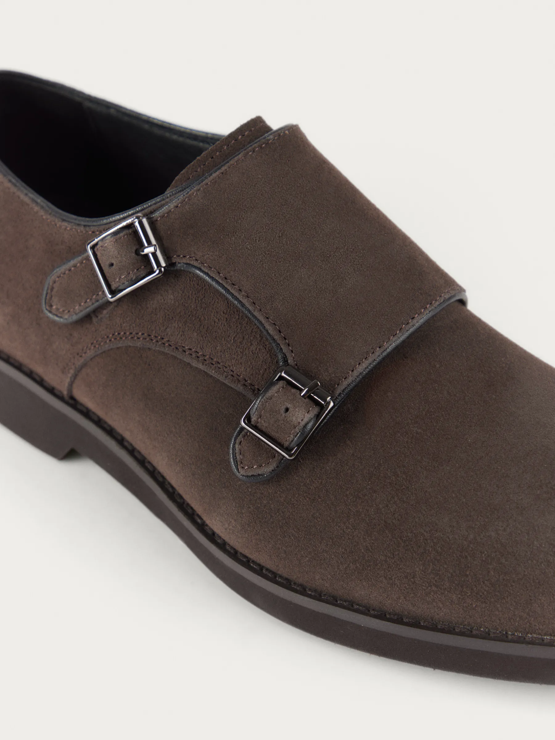 Best Sale BLUCHER DOBLE HEBILLA MARRÓN Hombre Vestir