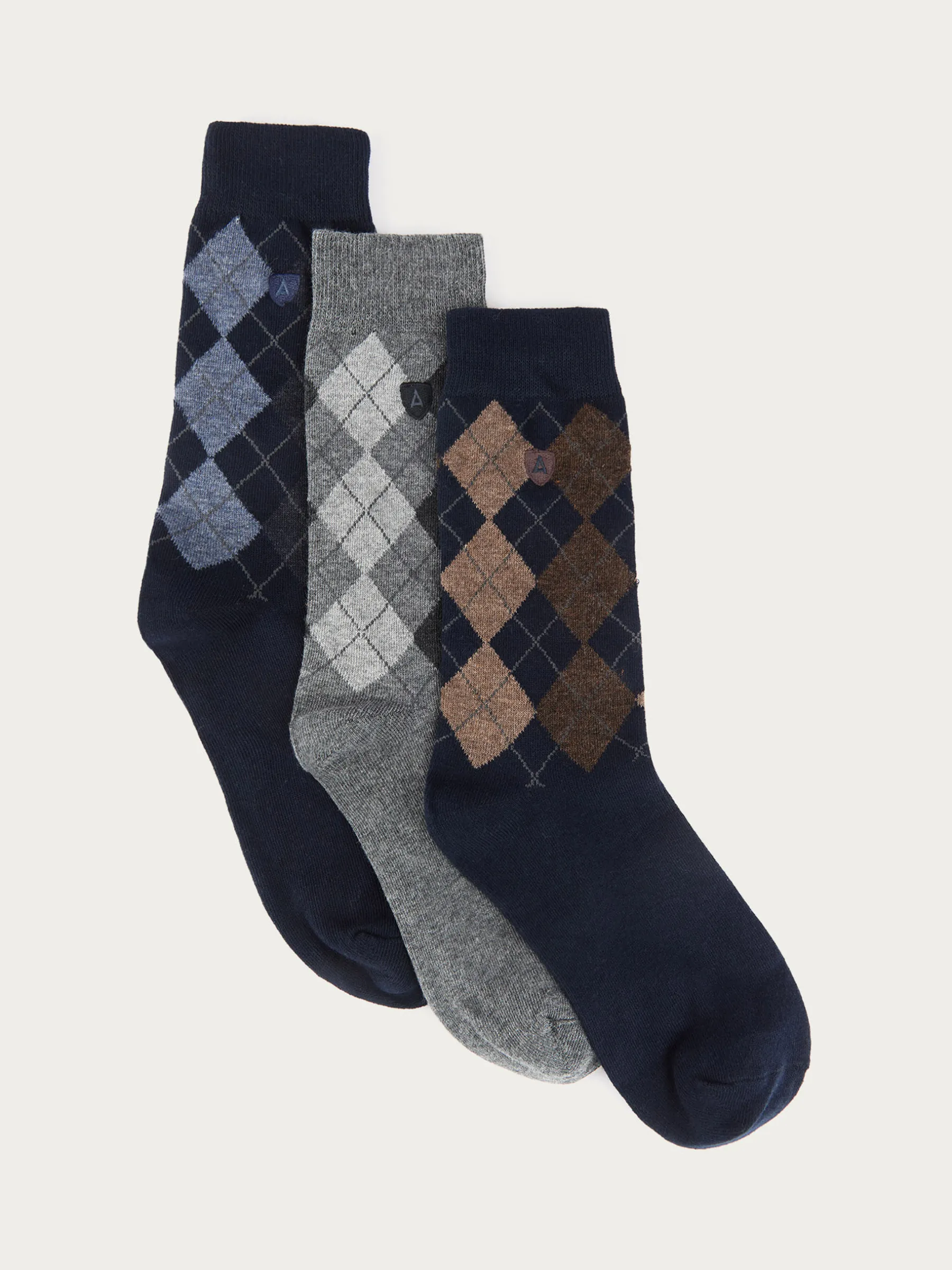 New CALCETINES ROMBOS Hombre Calcetines