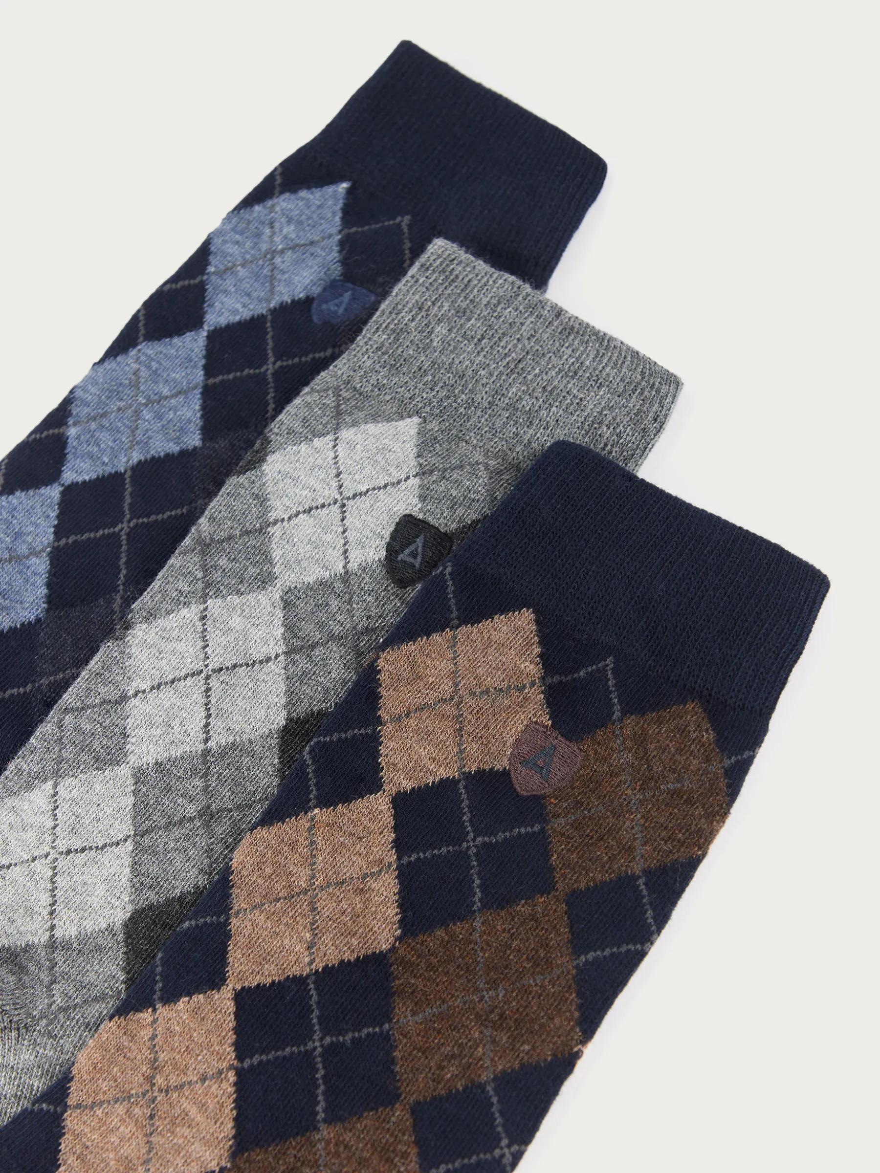 New CALCETINES ROMBOS Hombre Calcetines