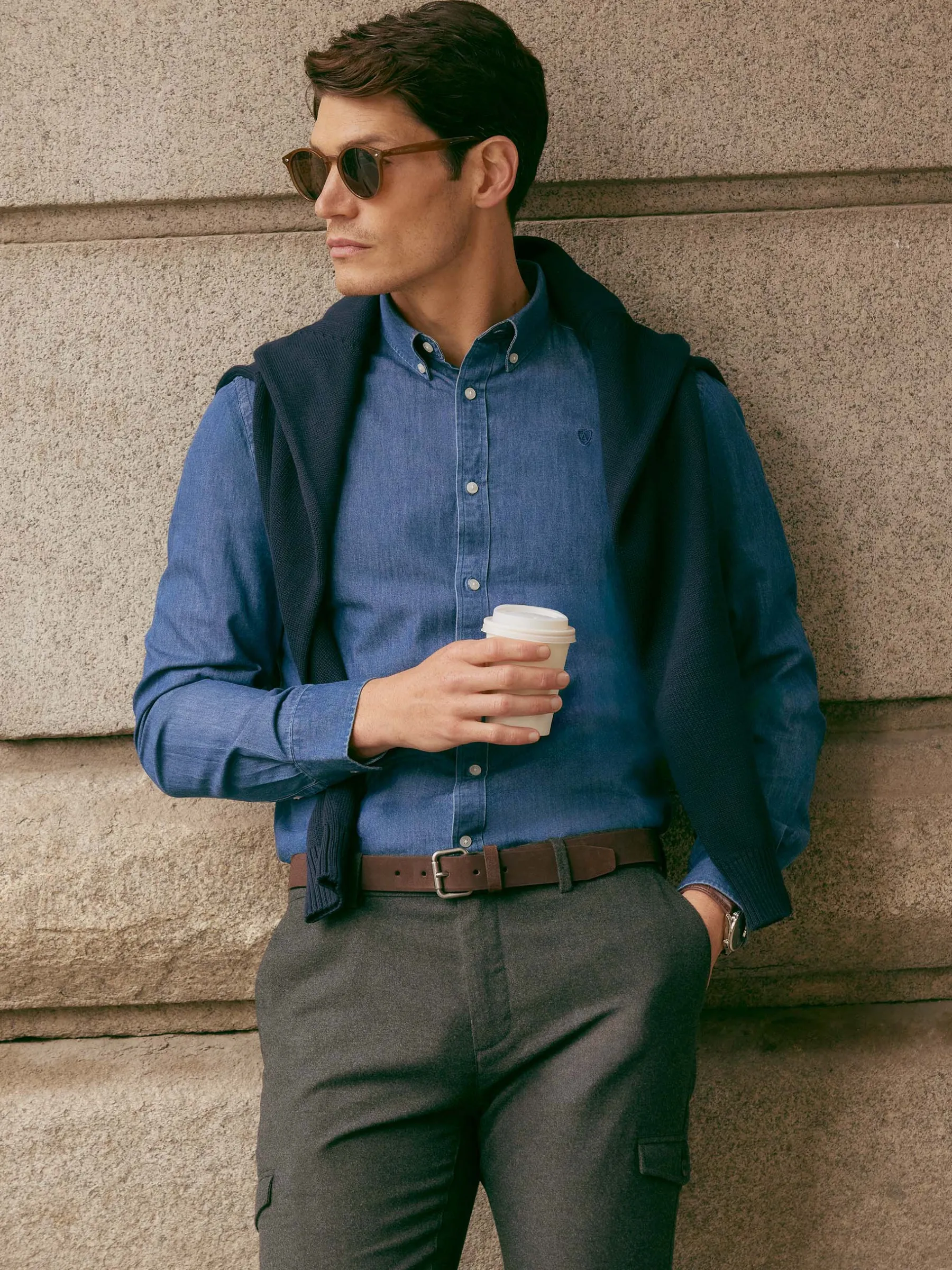 Online CAMISA DENIM B.DOWN Hombre Casual