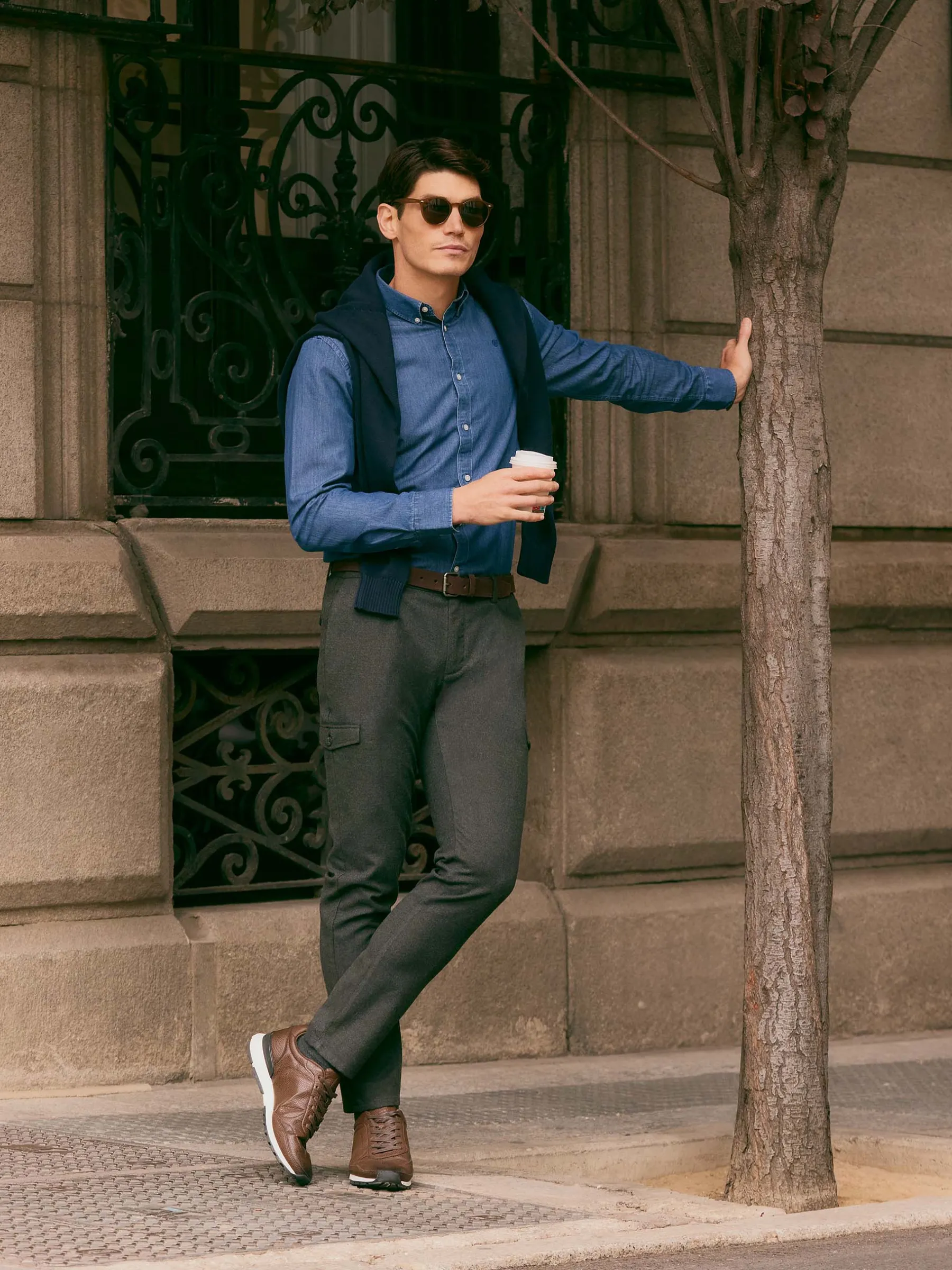 Online CAMISA DENIM B.DOWN Hombre Casual