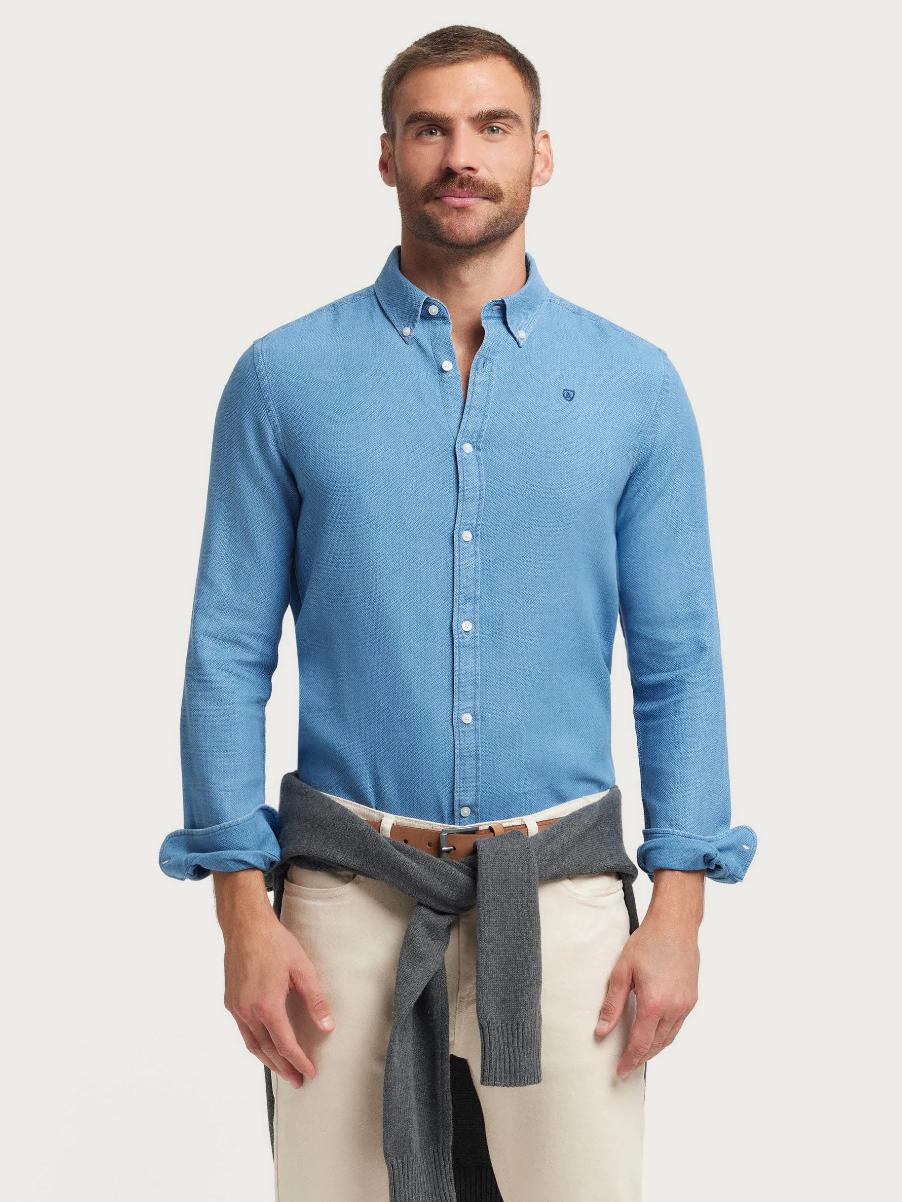 Sale CAMISA DENIM NIDO Hombre Casual