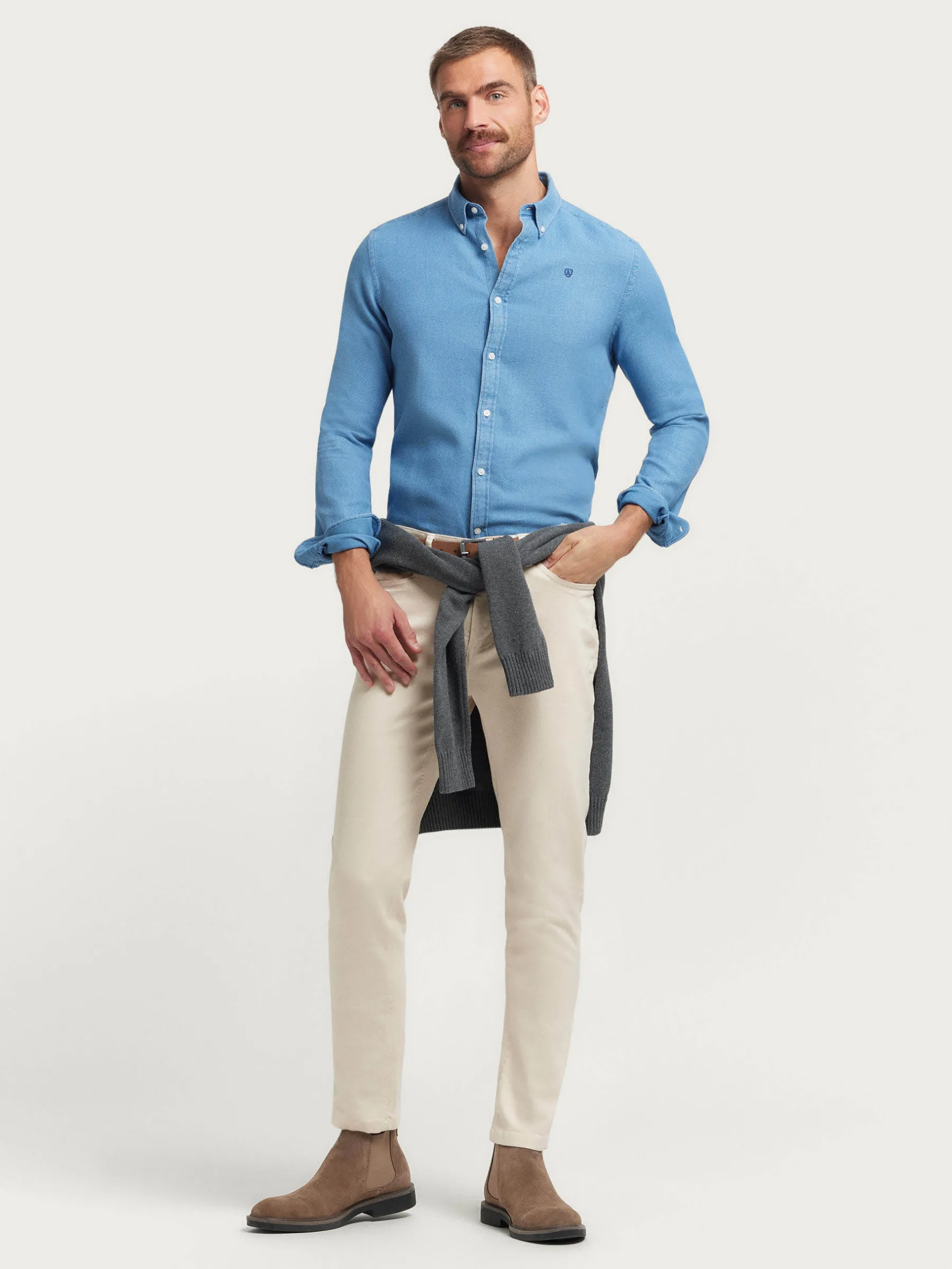 Sale CAMISA DENIM NIDO Hombre Casual