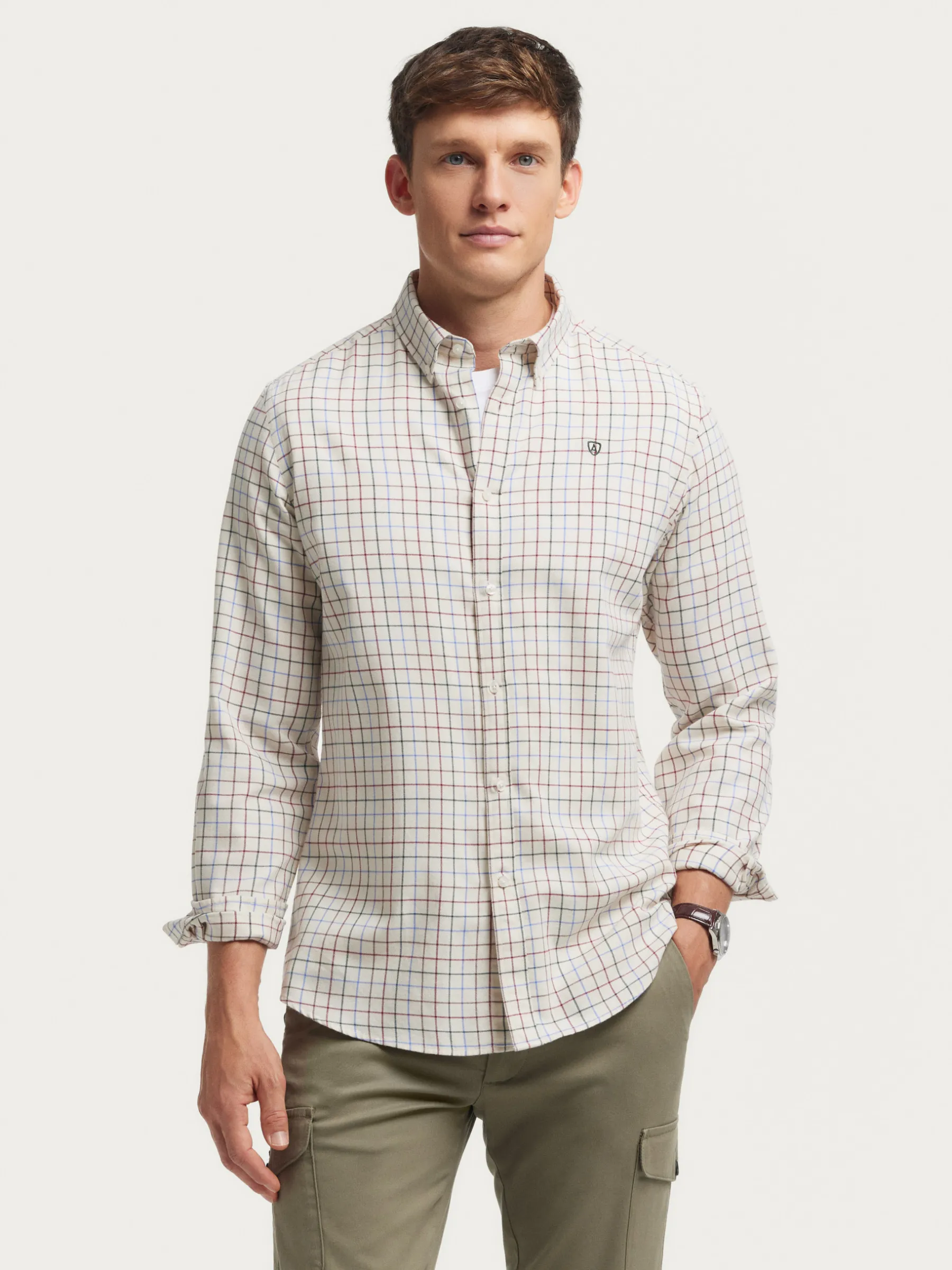 New CAMISA FLANNEL CHECKS Hombre Franela
