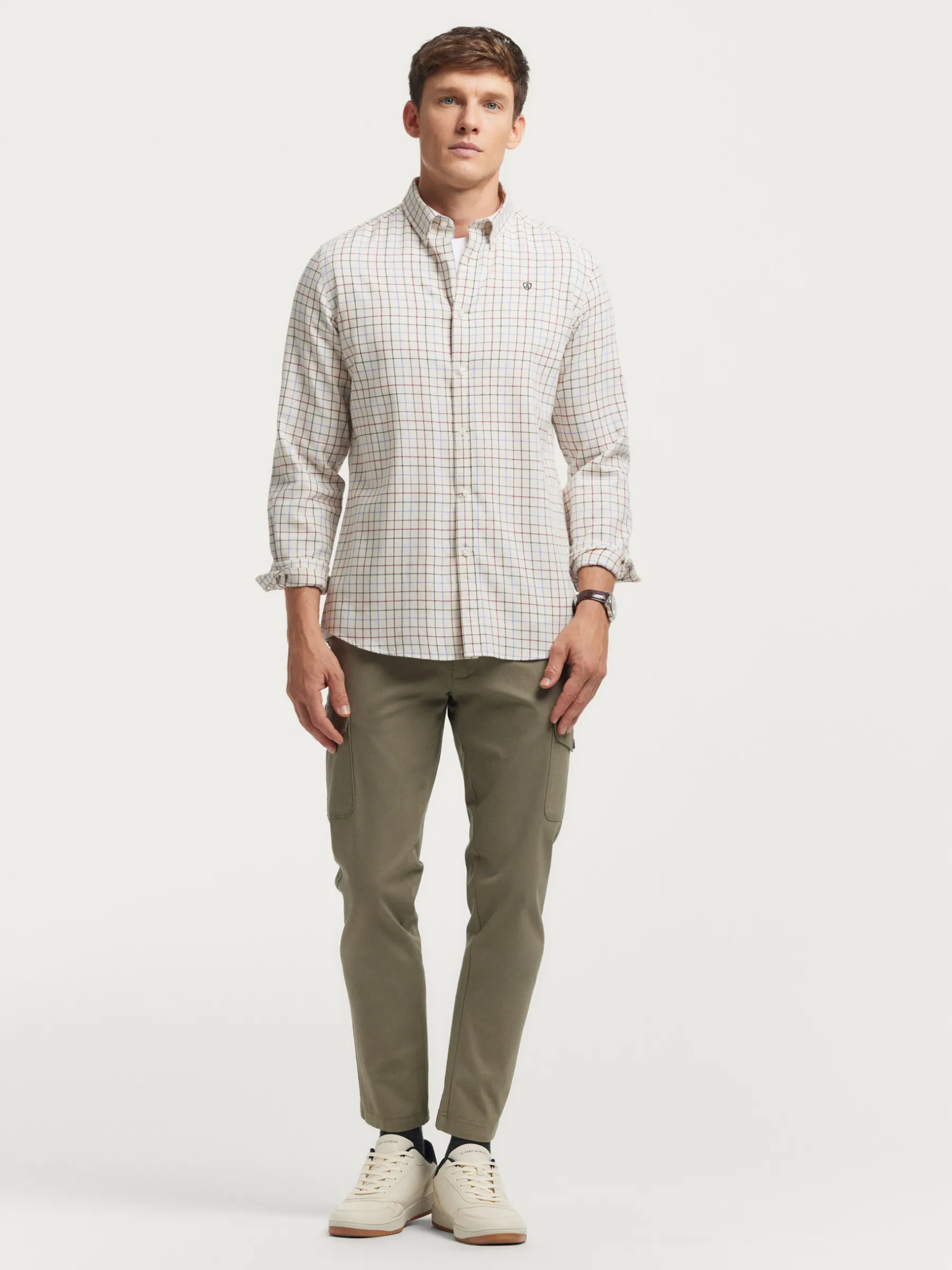 New CAMISA FLANNEL CHECKS Hombre Franela