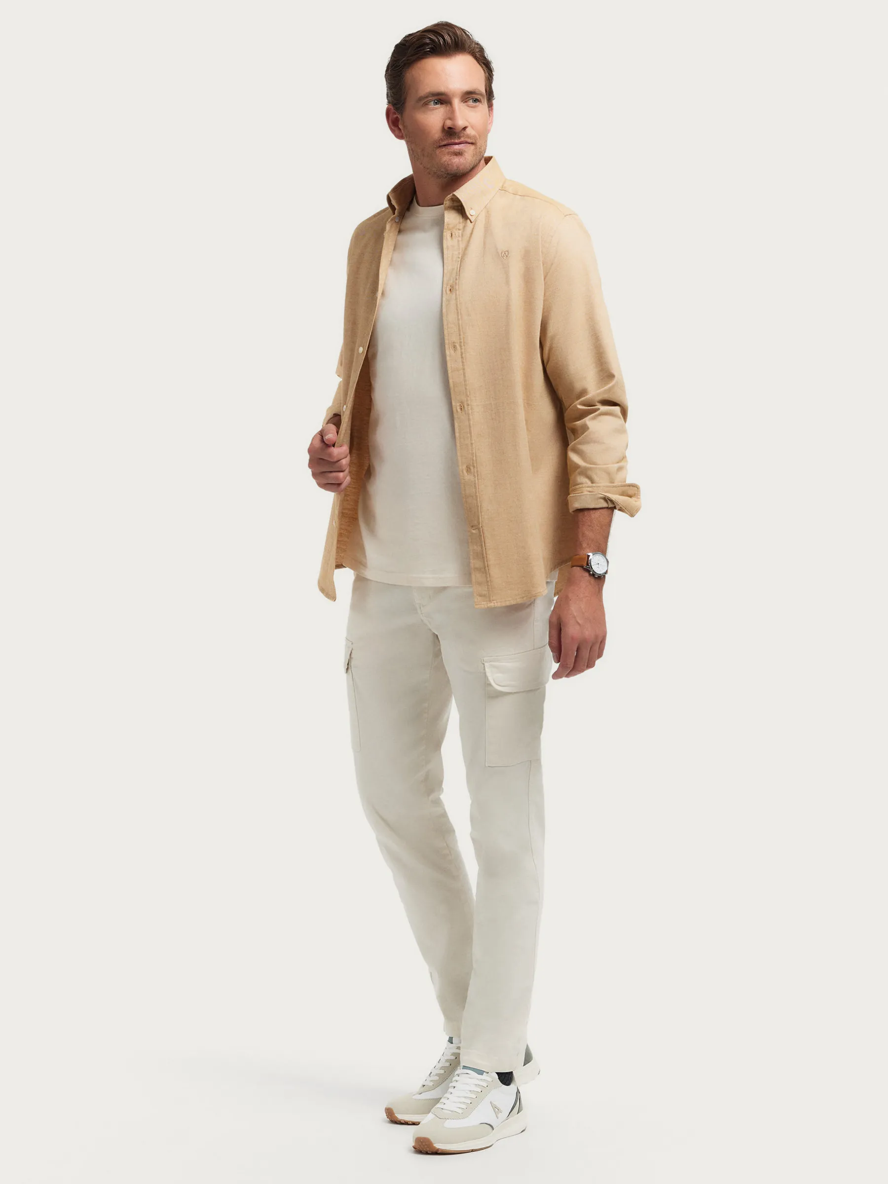 Fashion CAMISA FLANNEL TWILL Hombre Franela