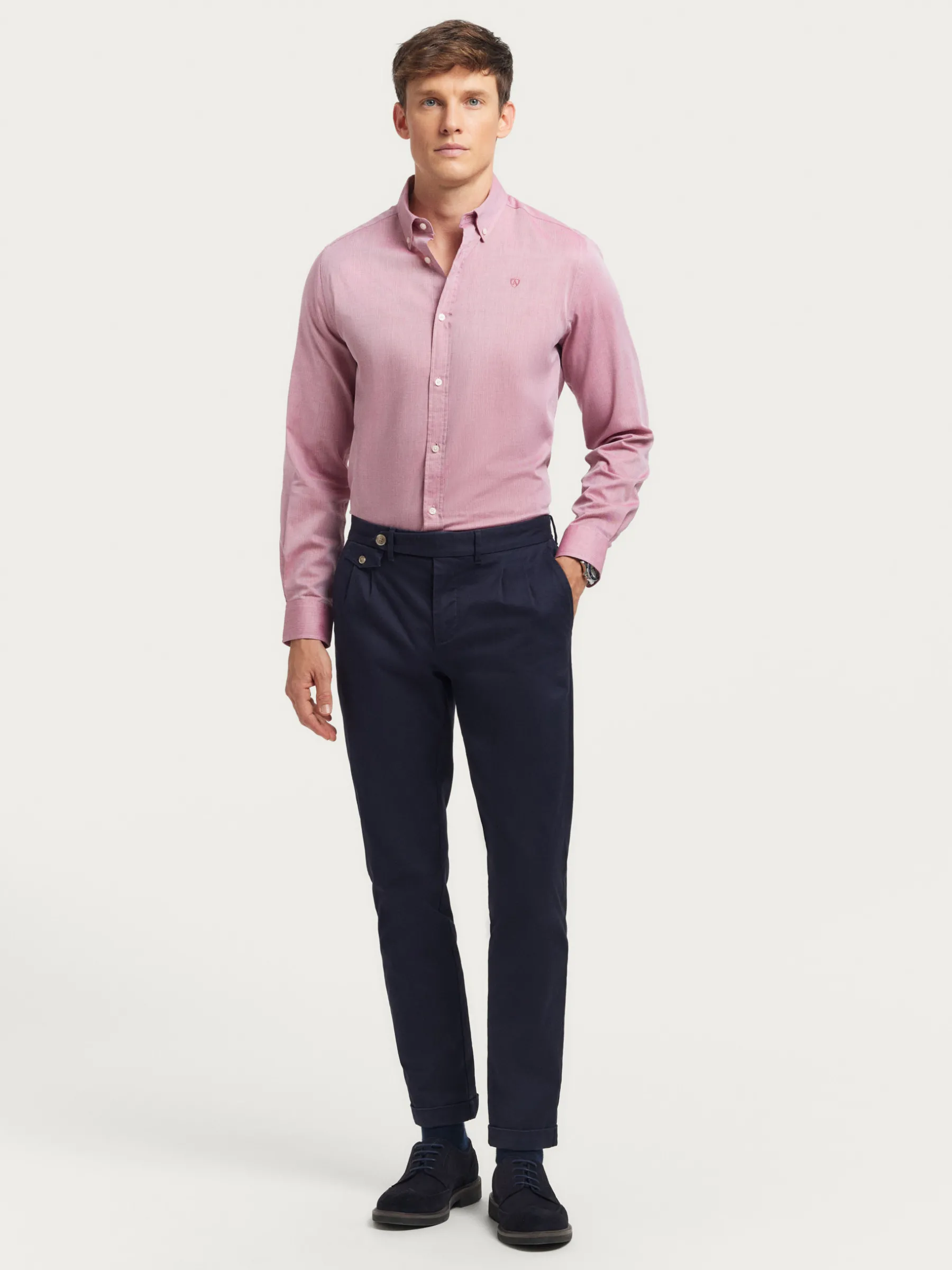 Fashion CAMISA MICROESPIGA Hombre Casual