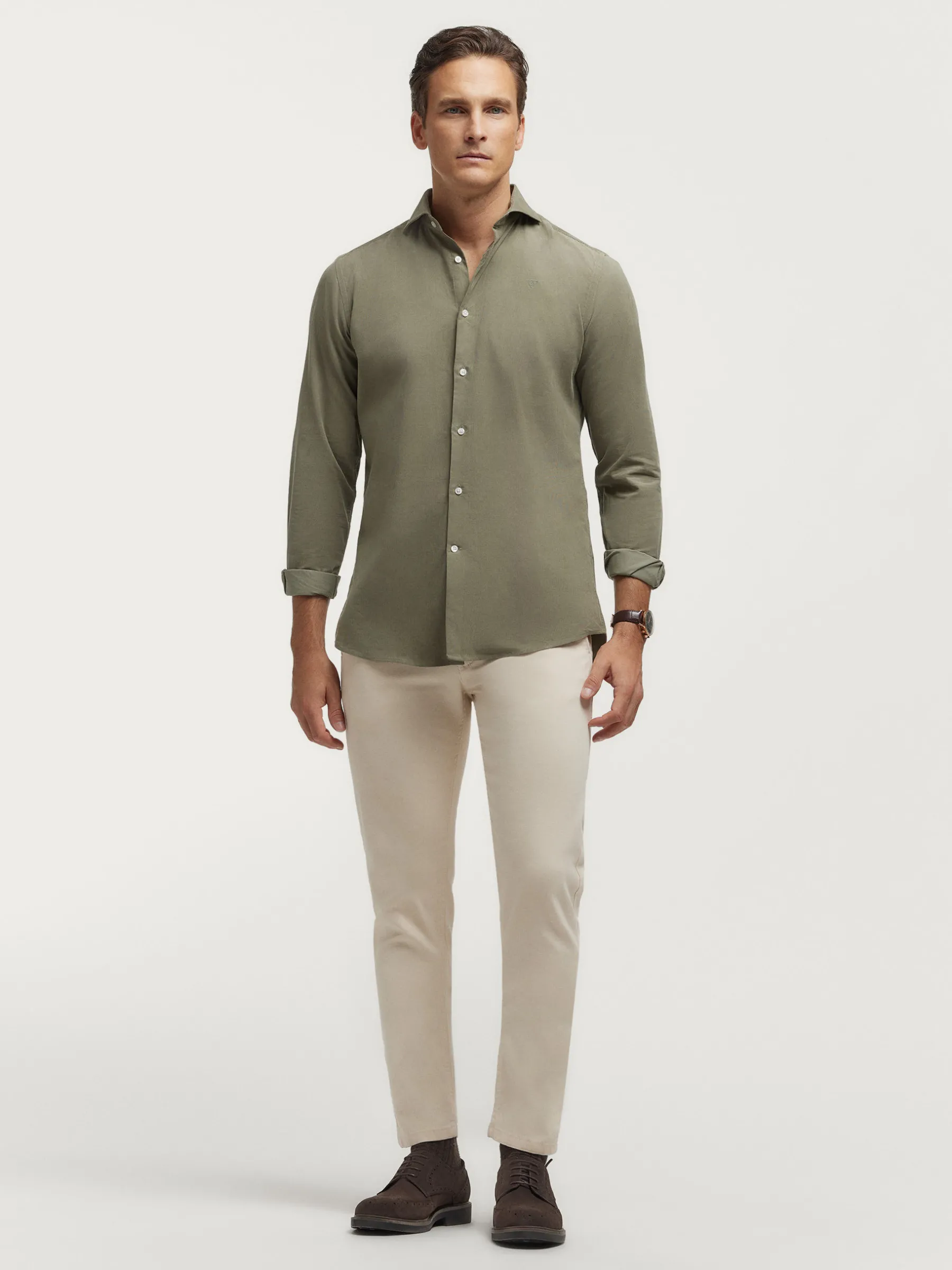New CAMISA MICROPANA JACK VERDE Hombre Casual