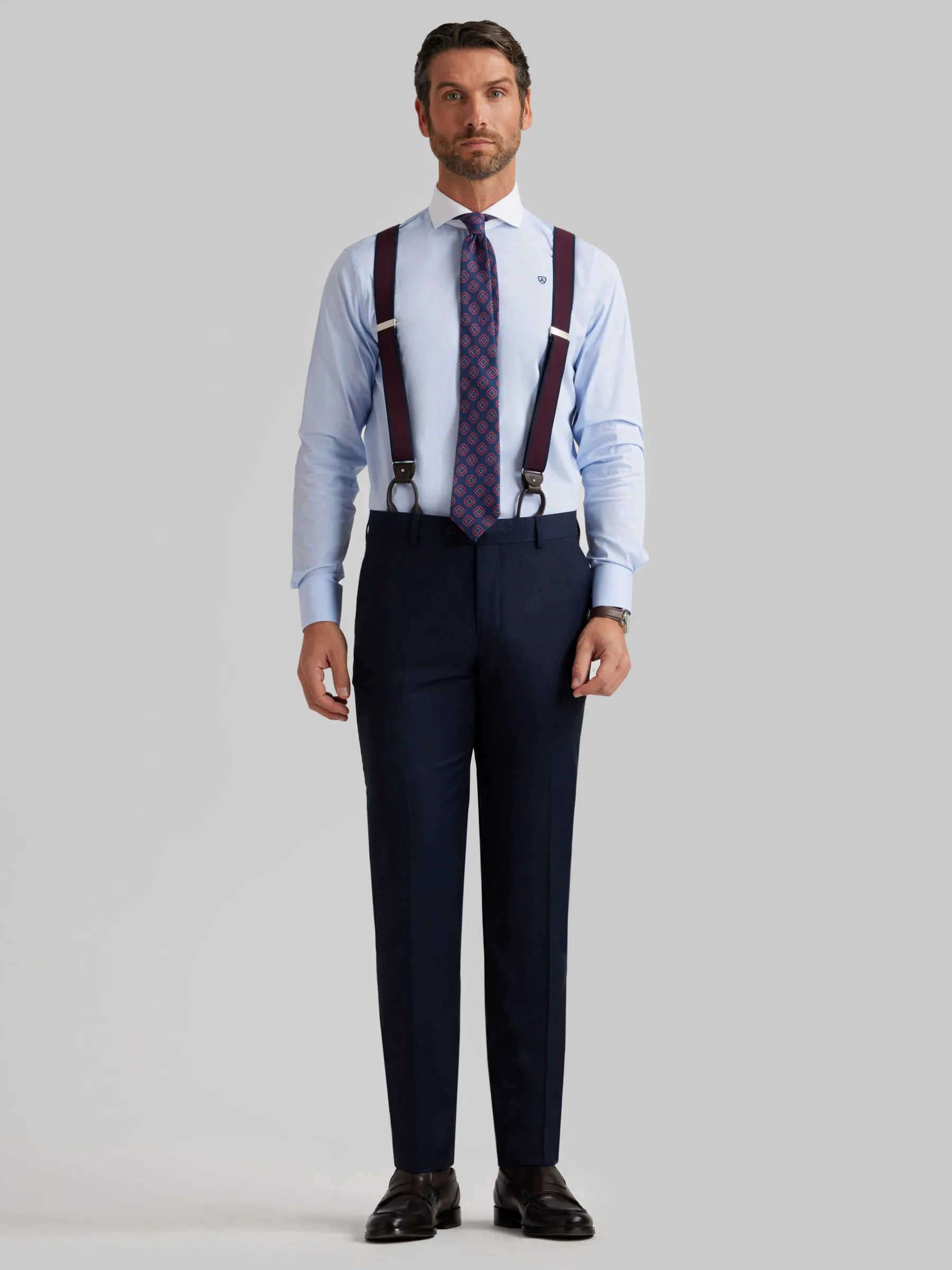 Clearance CAMISA MIL RAYAS C. BLANCO Hombre Camisas Vestir | Camisas Vestir