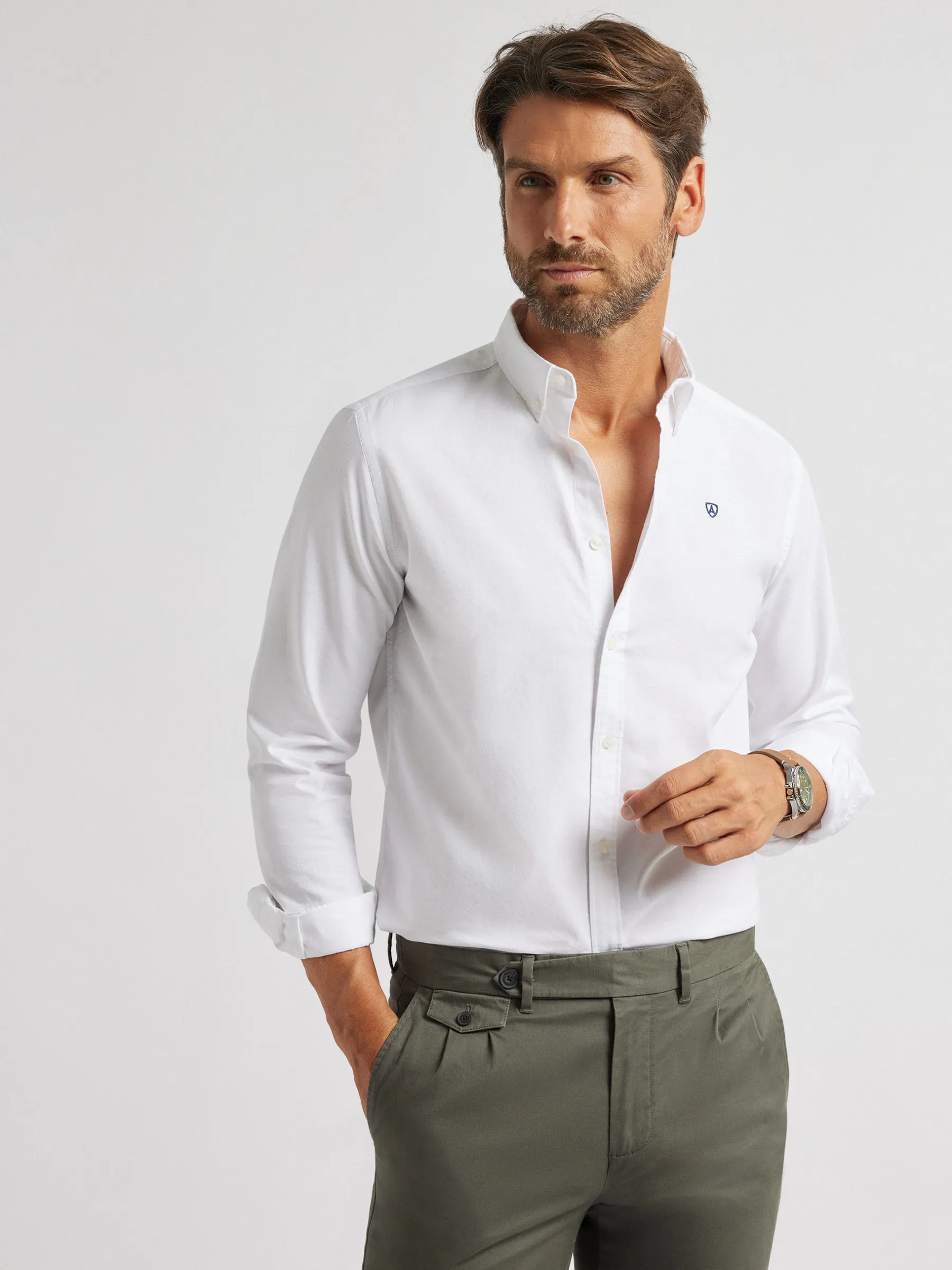 Discount CAMISA OXFORD BASIC Hombre Oxford