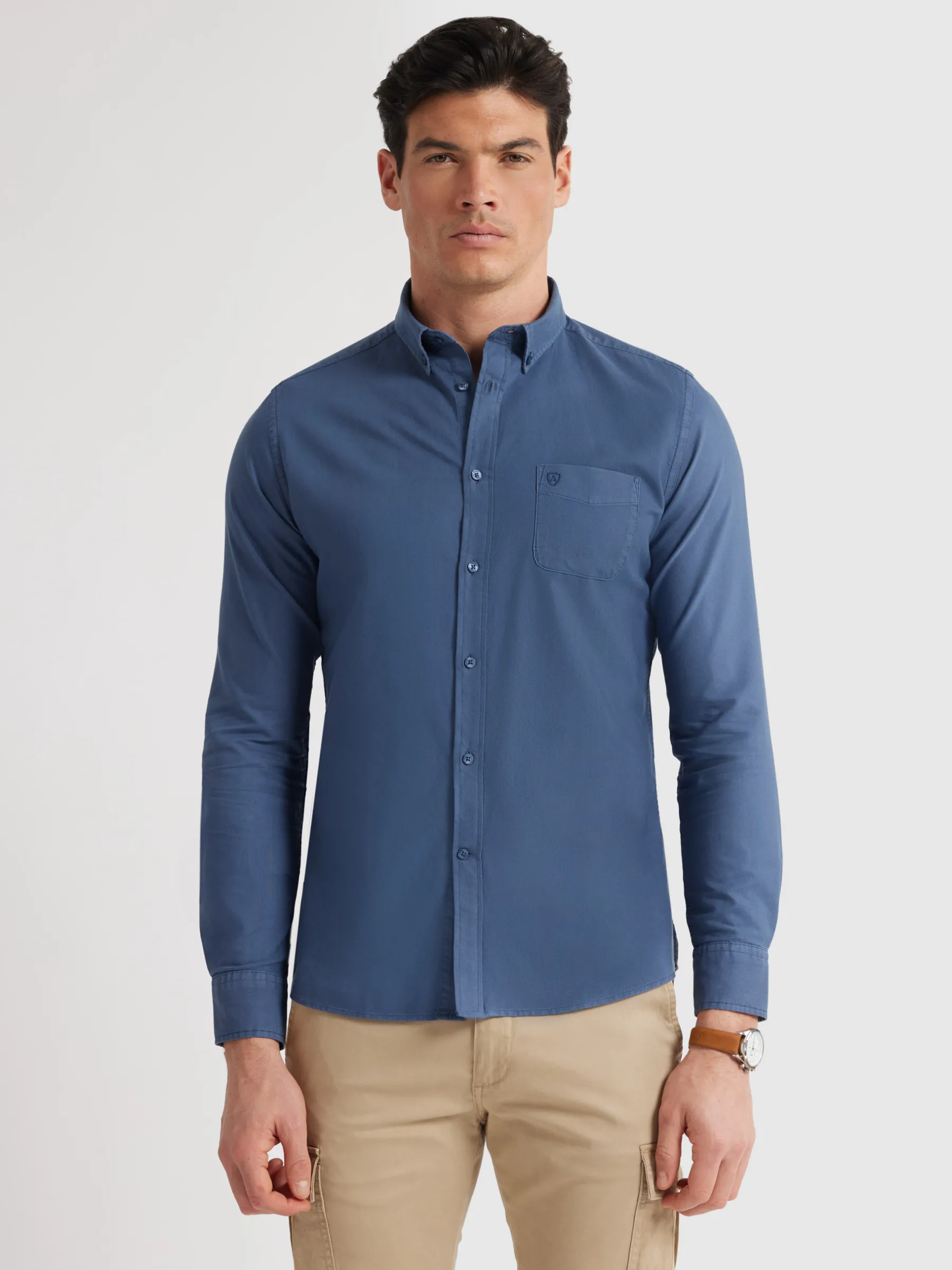 Discount CAMISA OXFORD POCKET DYE Hombre Oxford