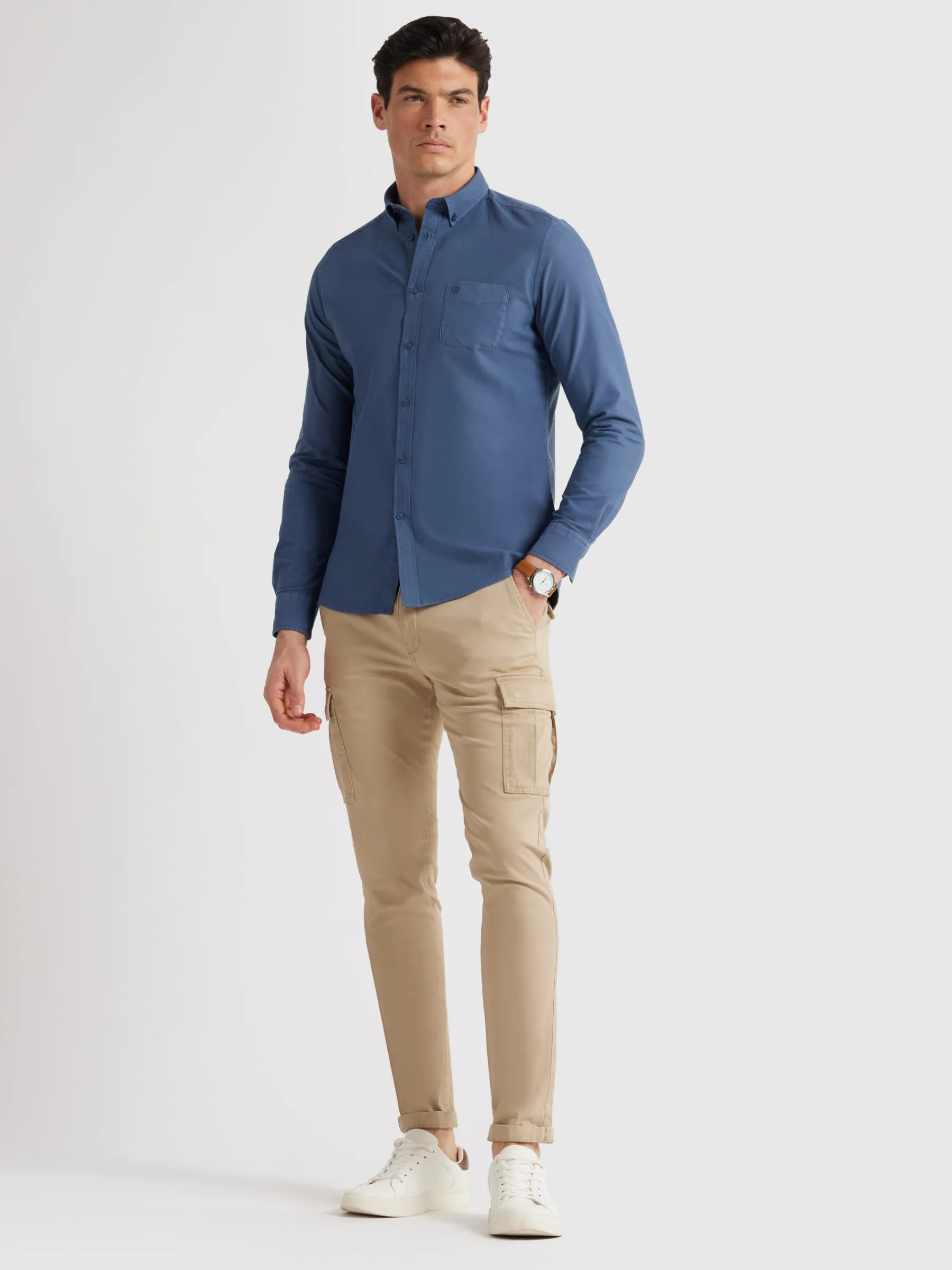 Discount CAMISA OXFORD POCKET DYE Hombre Oxford