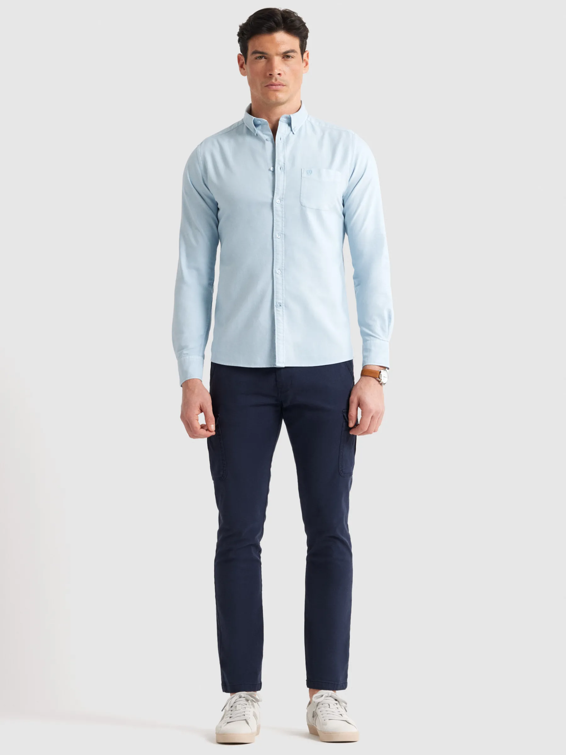 Cheap CAMISA OXFORD POCKET DYE Hombre Oxford