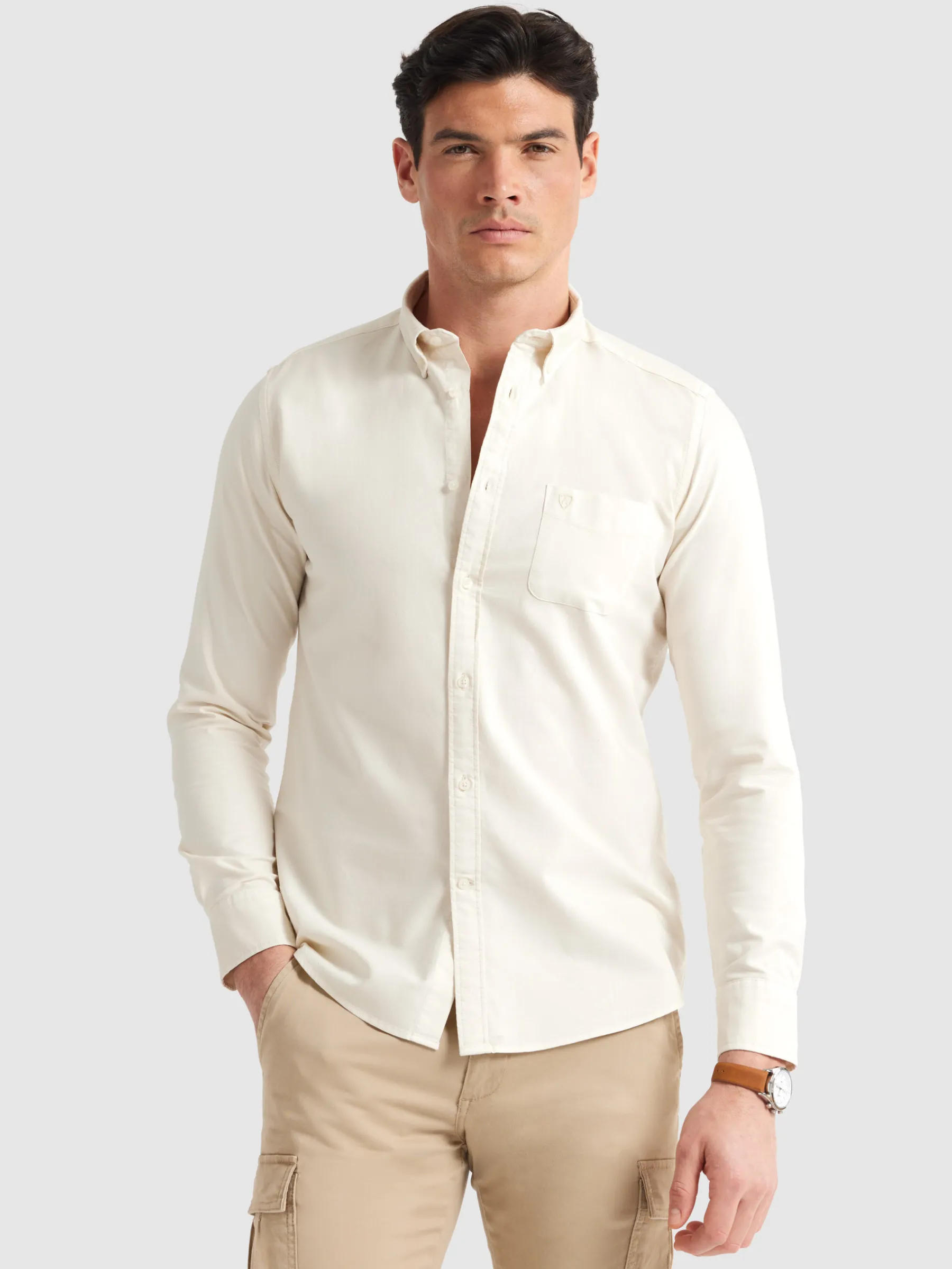 Online CAMISA OXFORD POCKET DYE Hombre Oxford