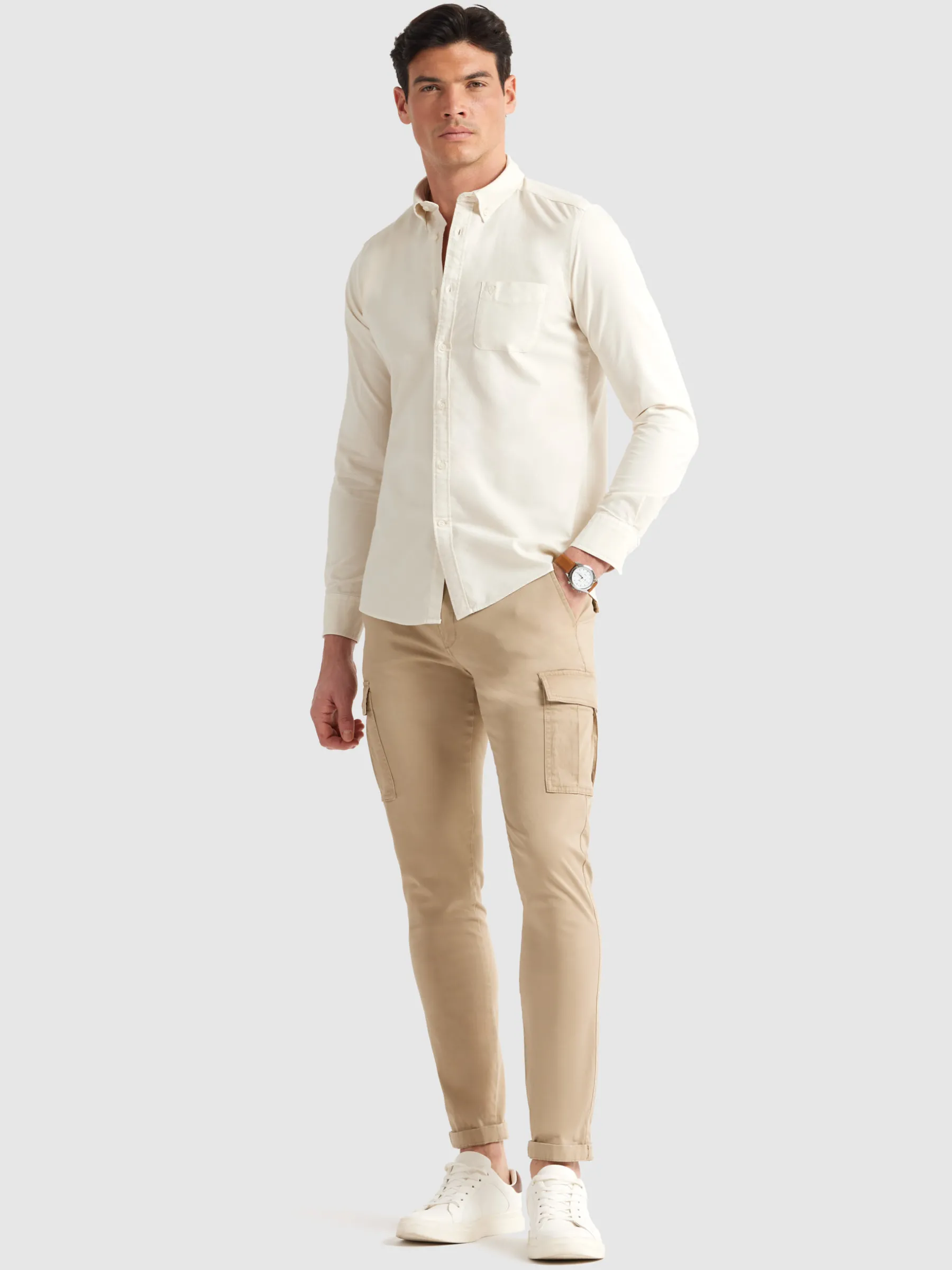 Online CAMISA OXFORD POCKET DYE Hombre Oxford