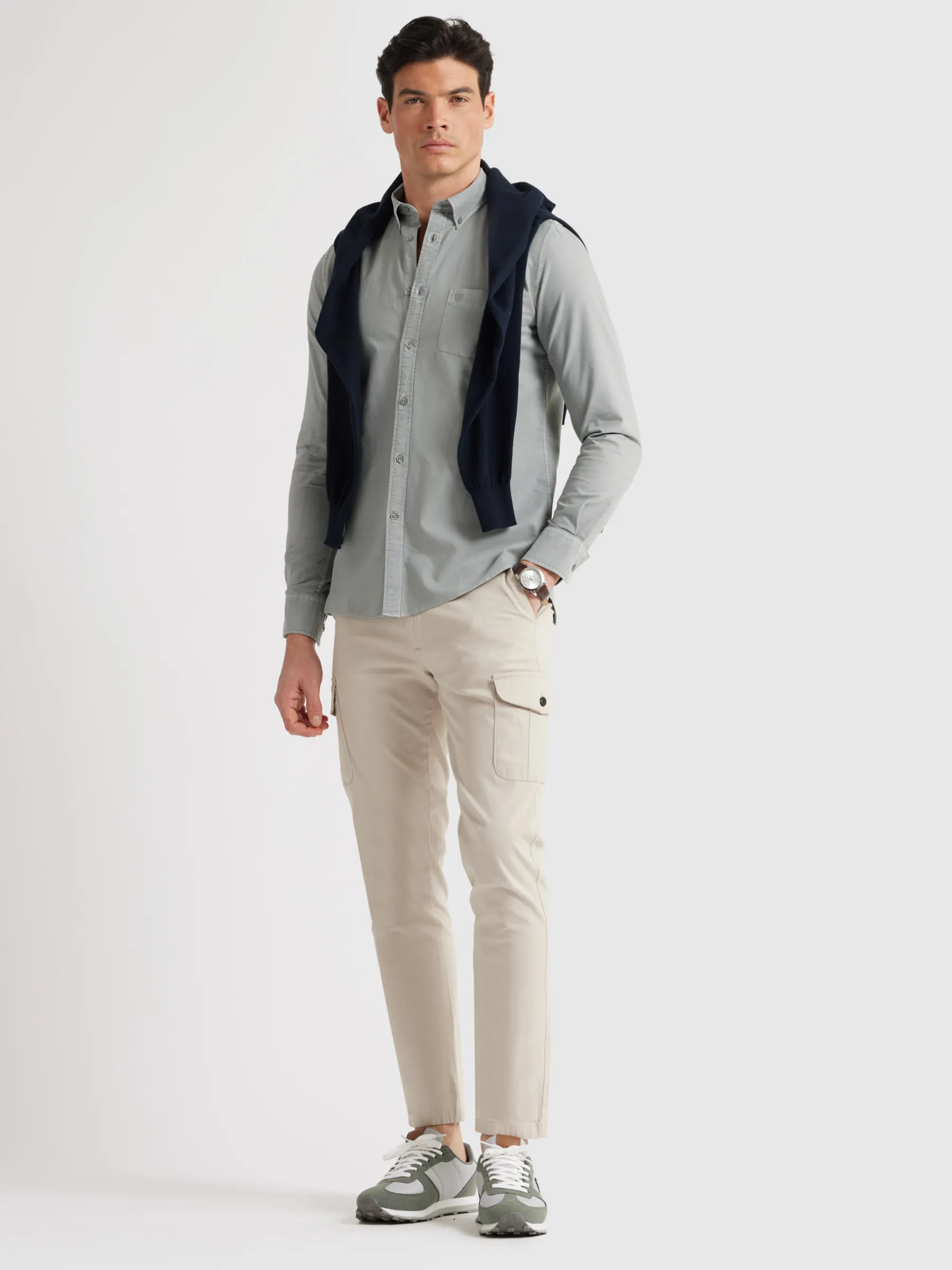 Best Sale CAMISA OXFORD POCKET DYE Hombre Oxford