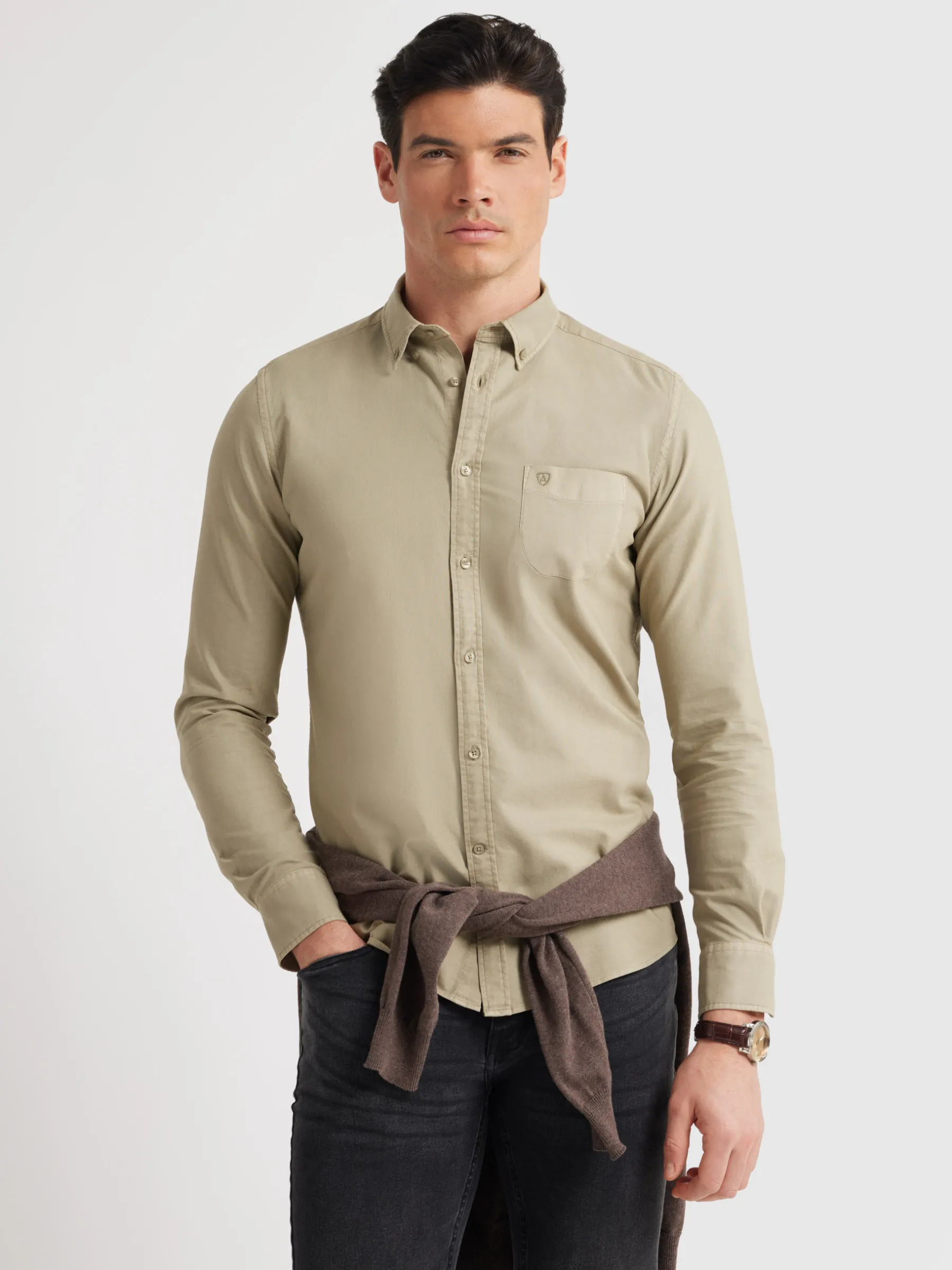 Clearance CAMISA OXFORD POCKET DYE Hombre Oxford