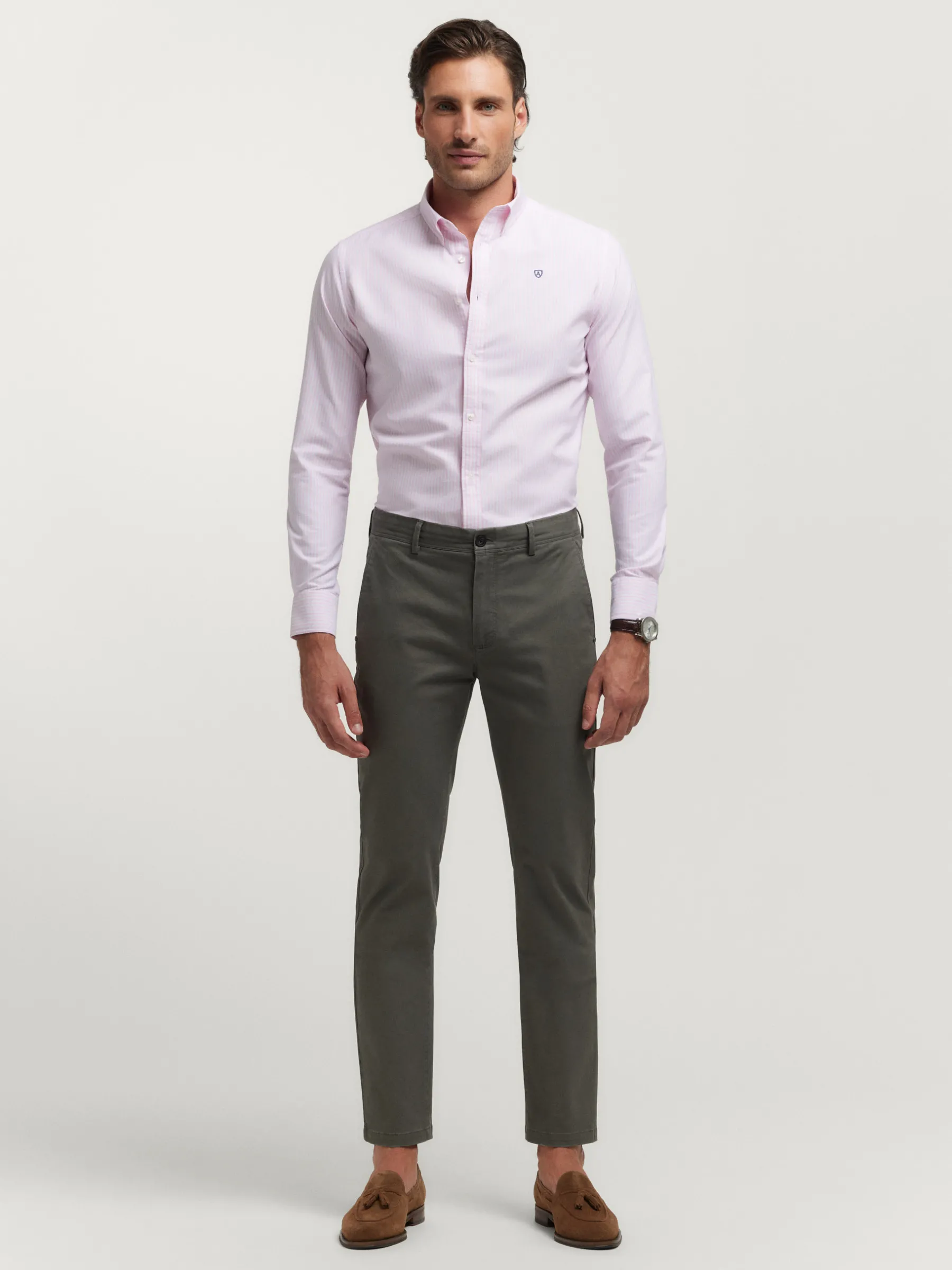 Best Sale CAMISA OXFORD RAYAS Hombre Oxford