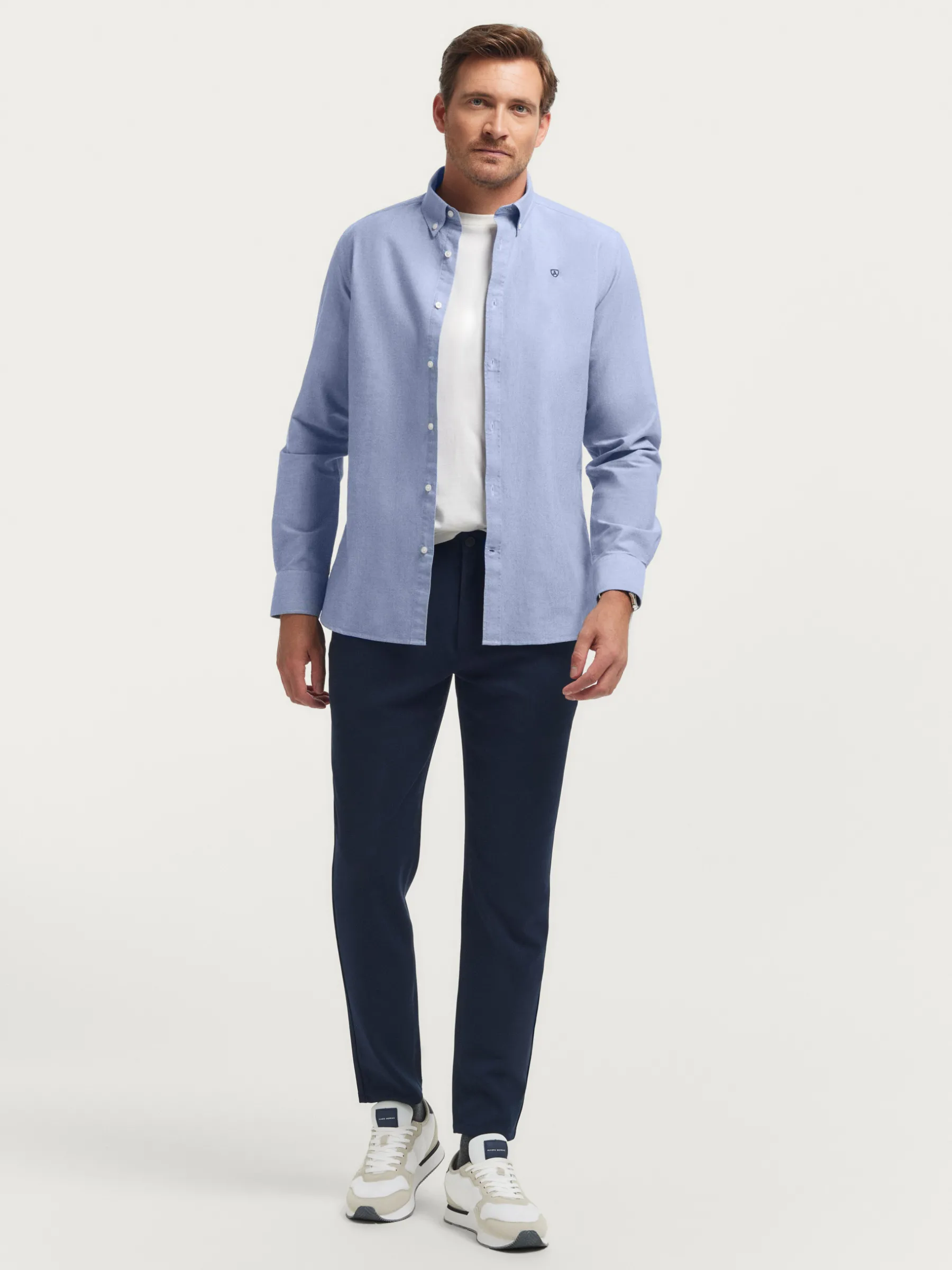 Shop CAMISA OXFORD SOLID Hombre Oxford