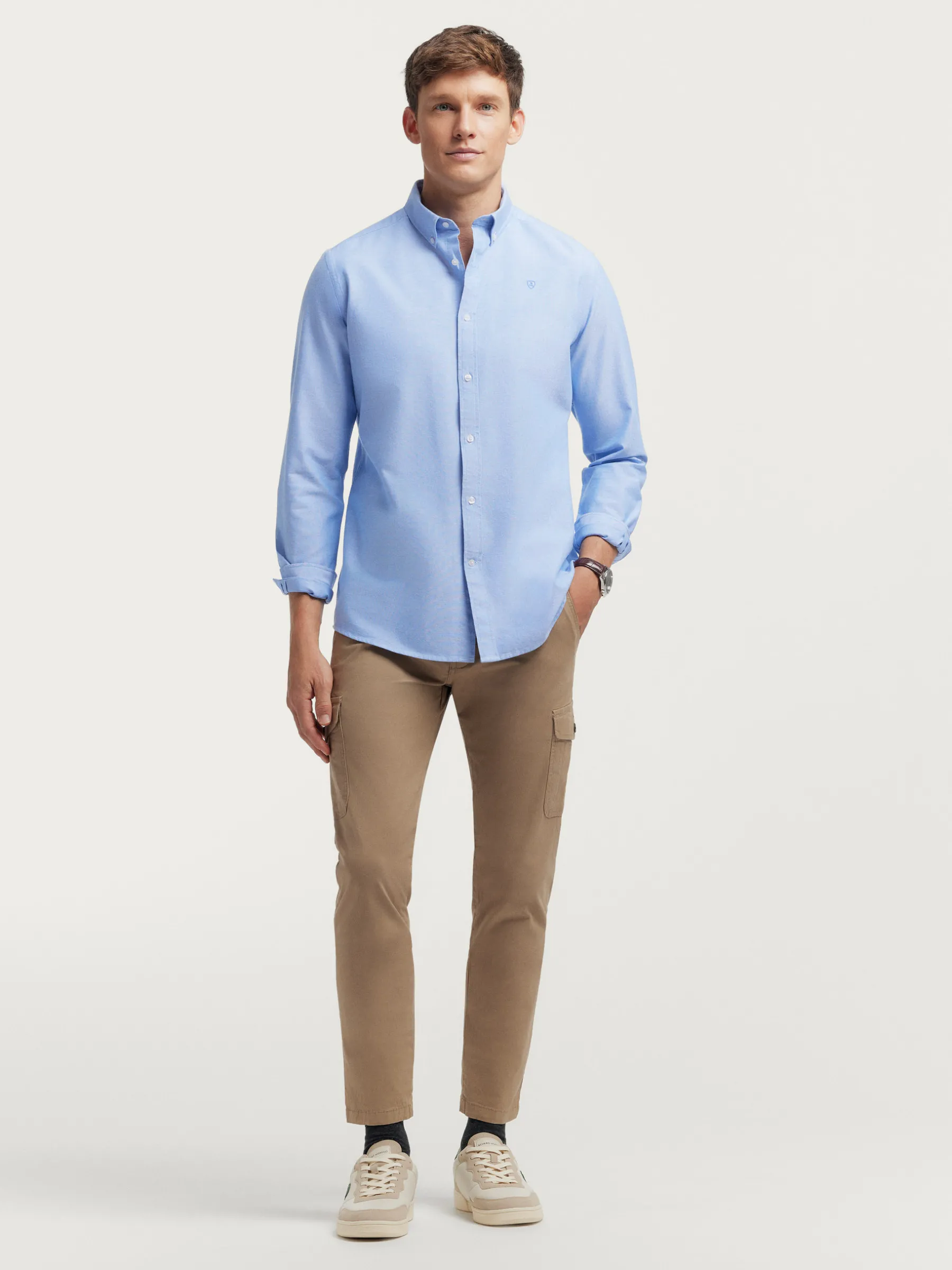 Discount CAMISA OXFORD SOLID Hombre Oxford