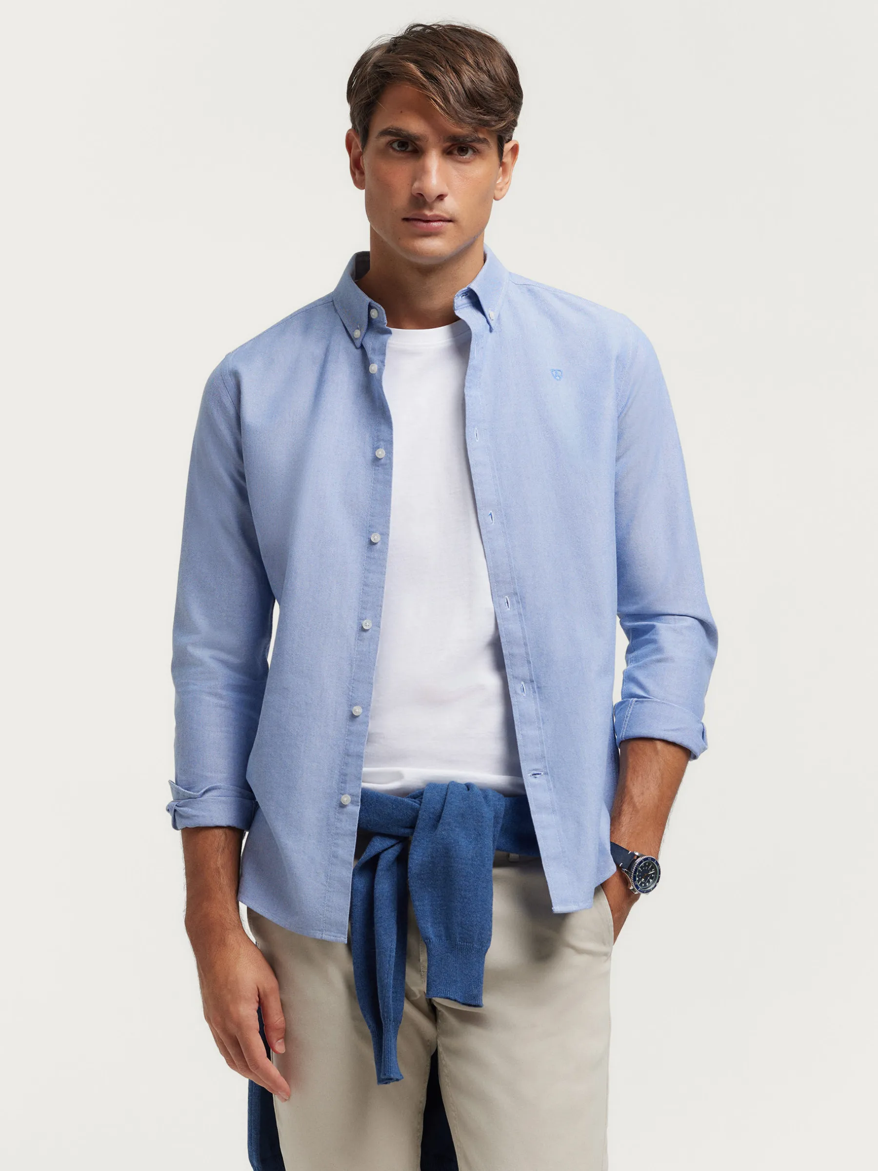 Cheap CAMISA OXFORD SOLID Hombre Oxford