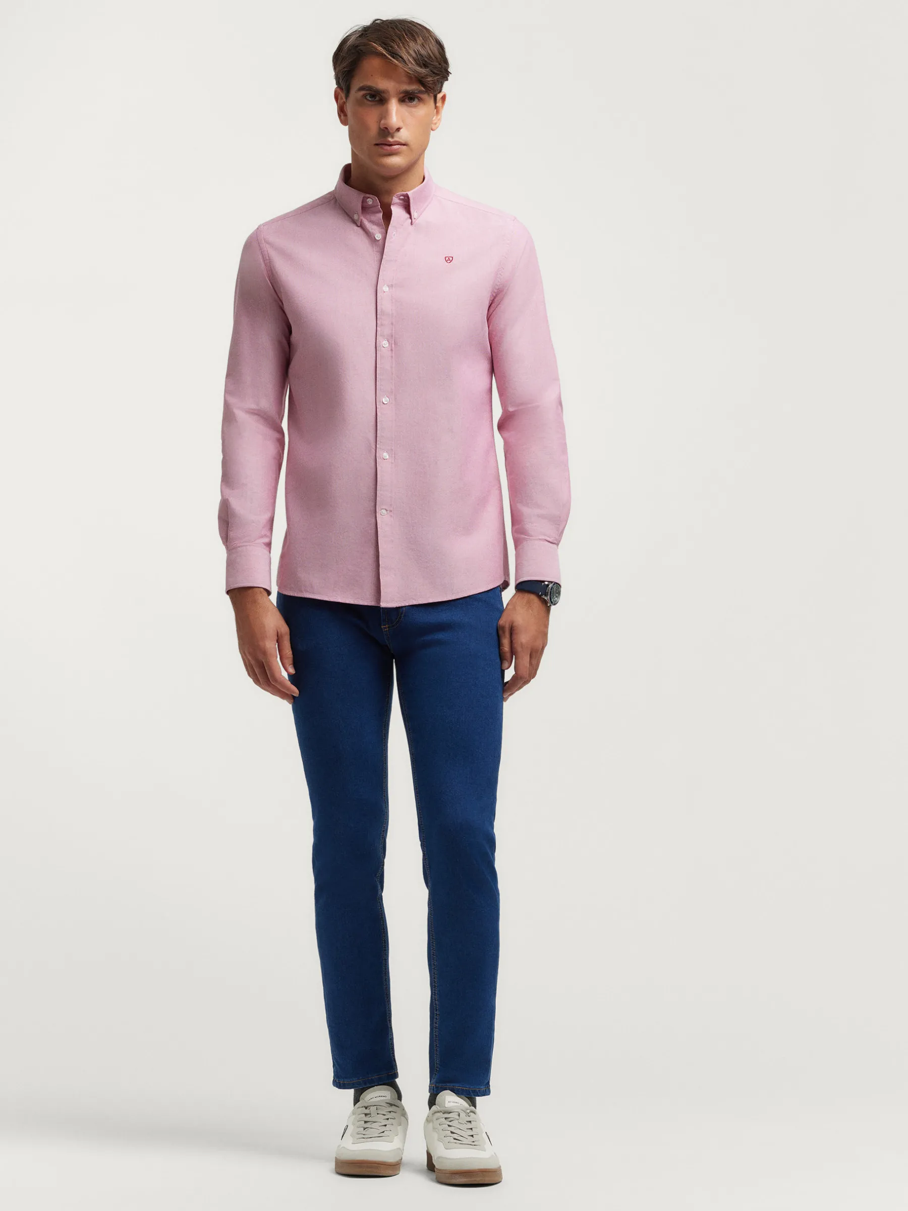 Cheap CAMISA OXFORD SOLID Hombre Oxford