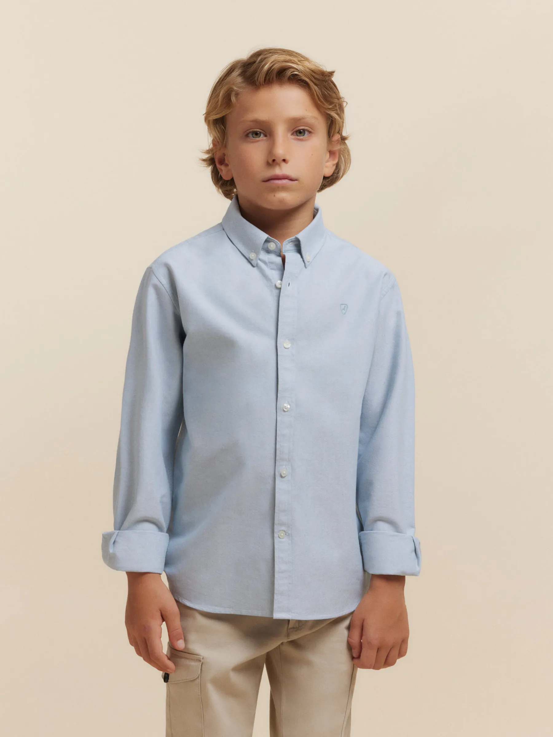 Clearance CAMISA OXFORD SOLID KIDS Camisas