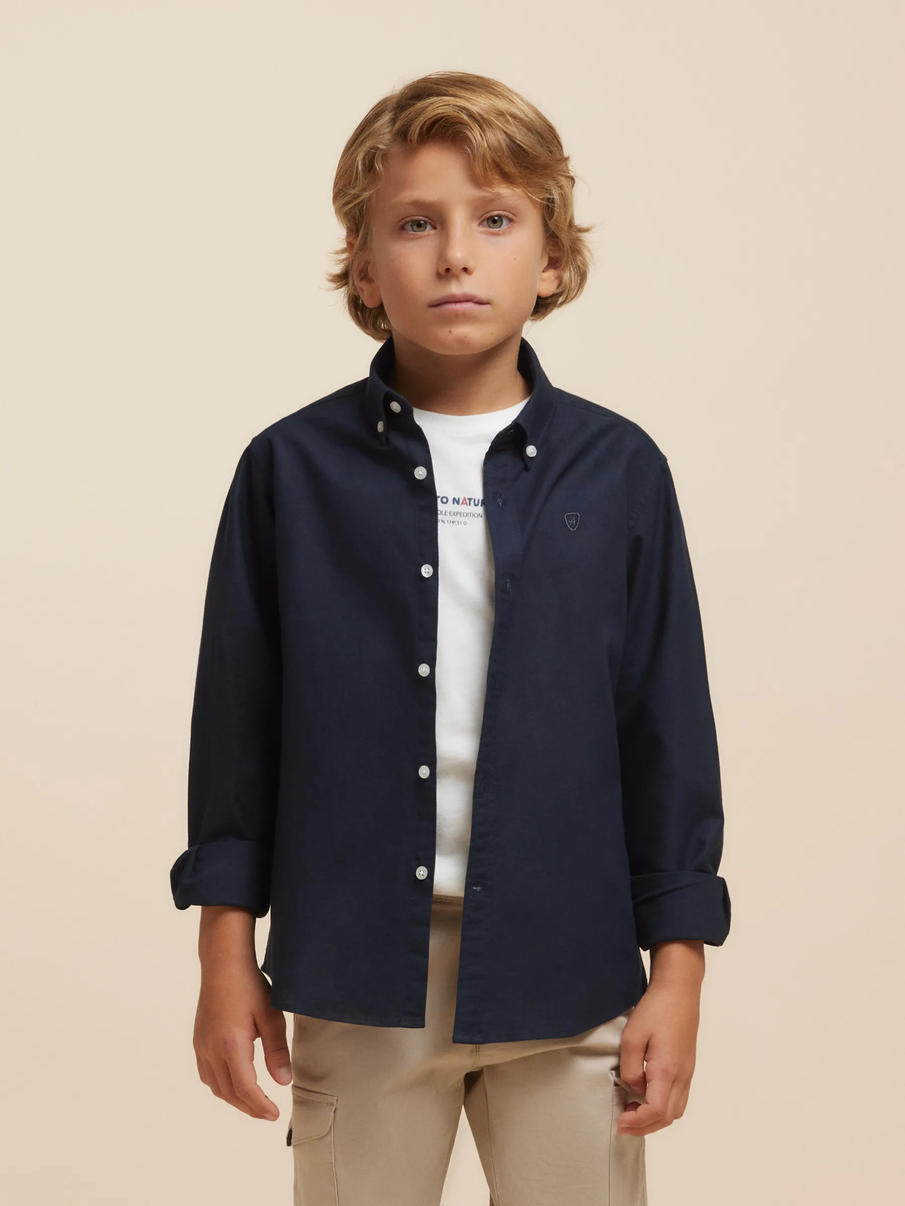 Discount CAMISA OXFORD SOLID KIDS Camisas