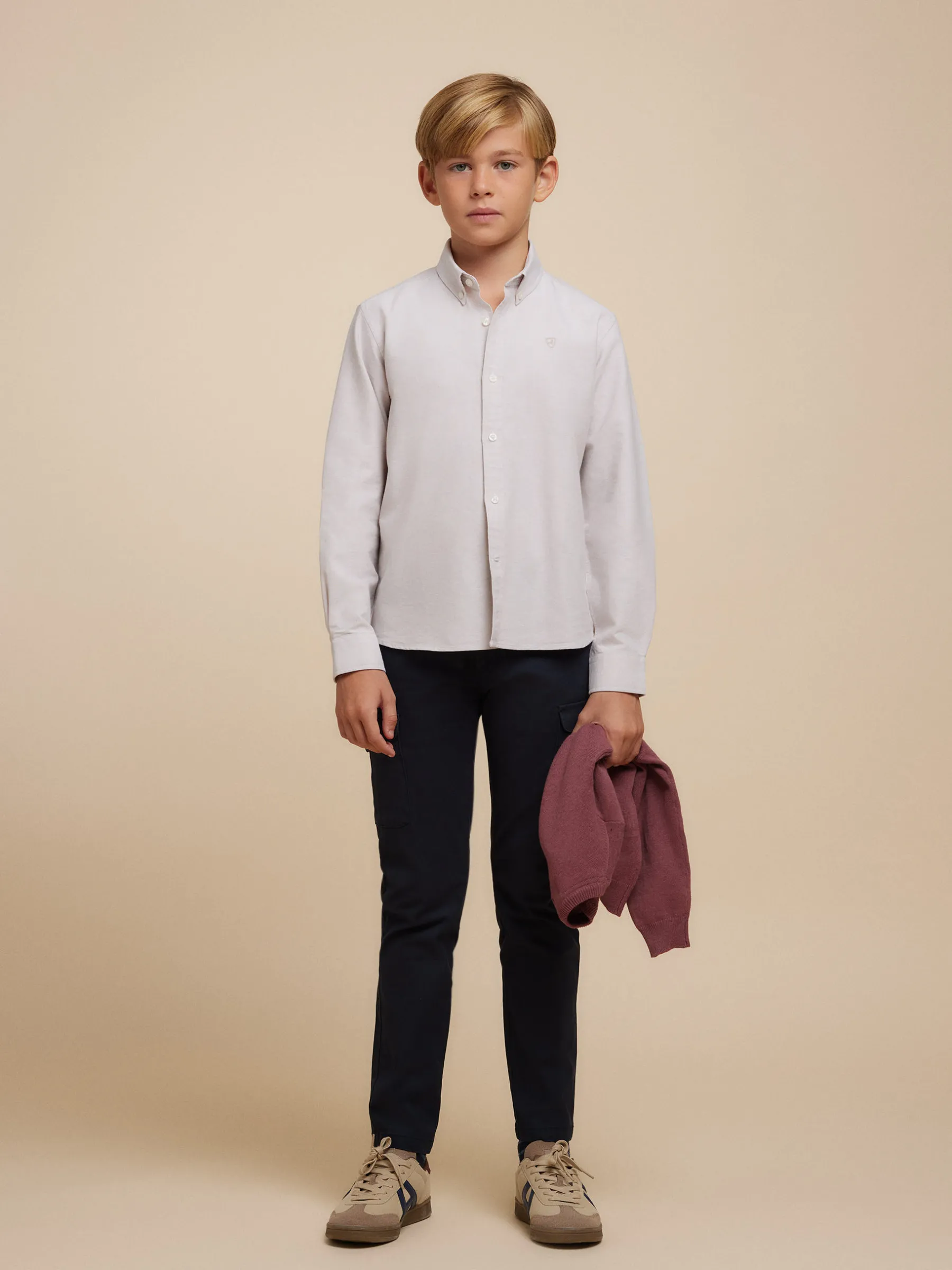 Online CAMISA OXFORD SOLID KIDS Camisas