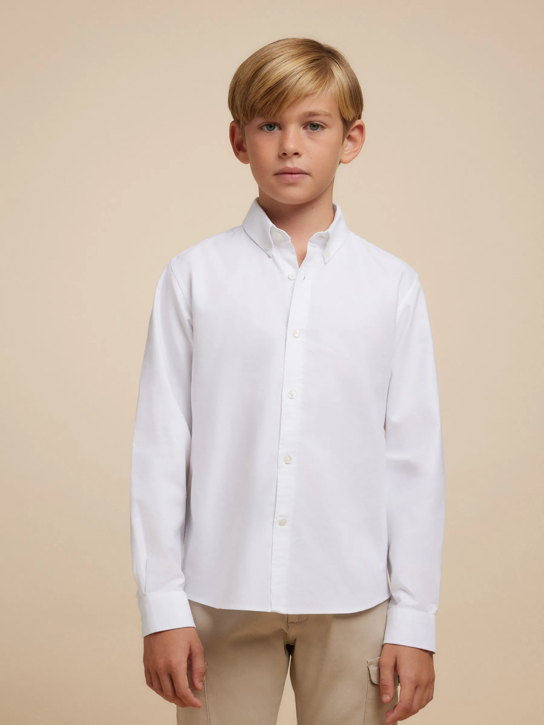 New CAMISA OXFORD SOLID KIDS Camisas