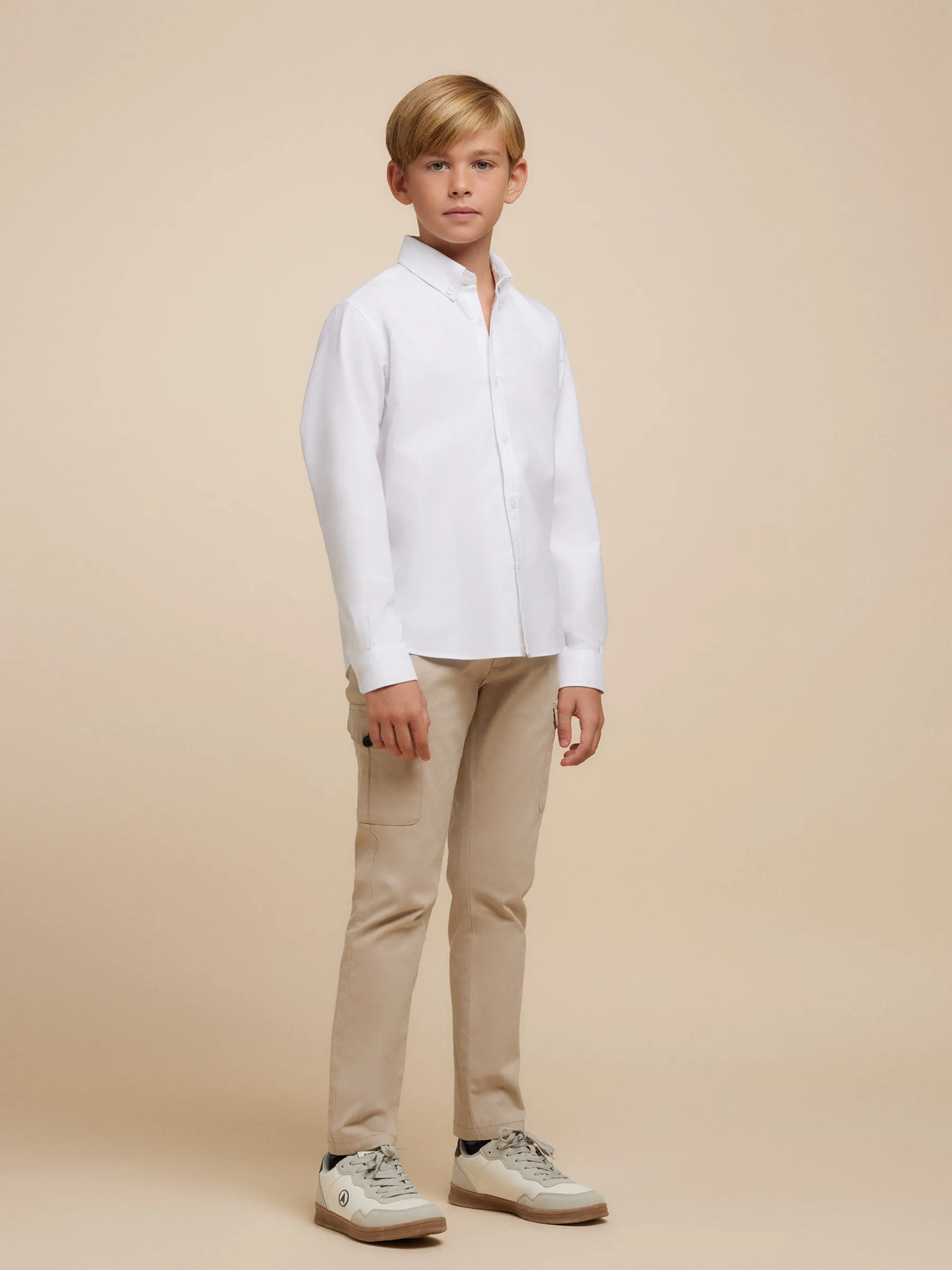 New CAMISA OXFORD SOLID KIDS Camisas