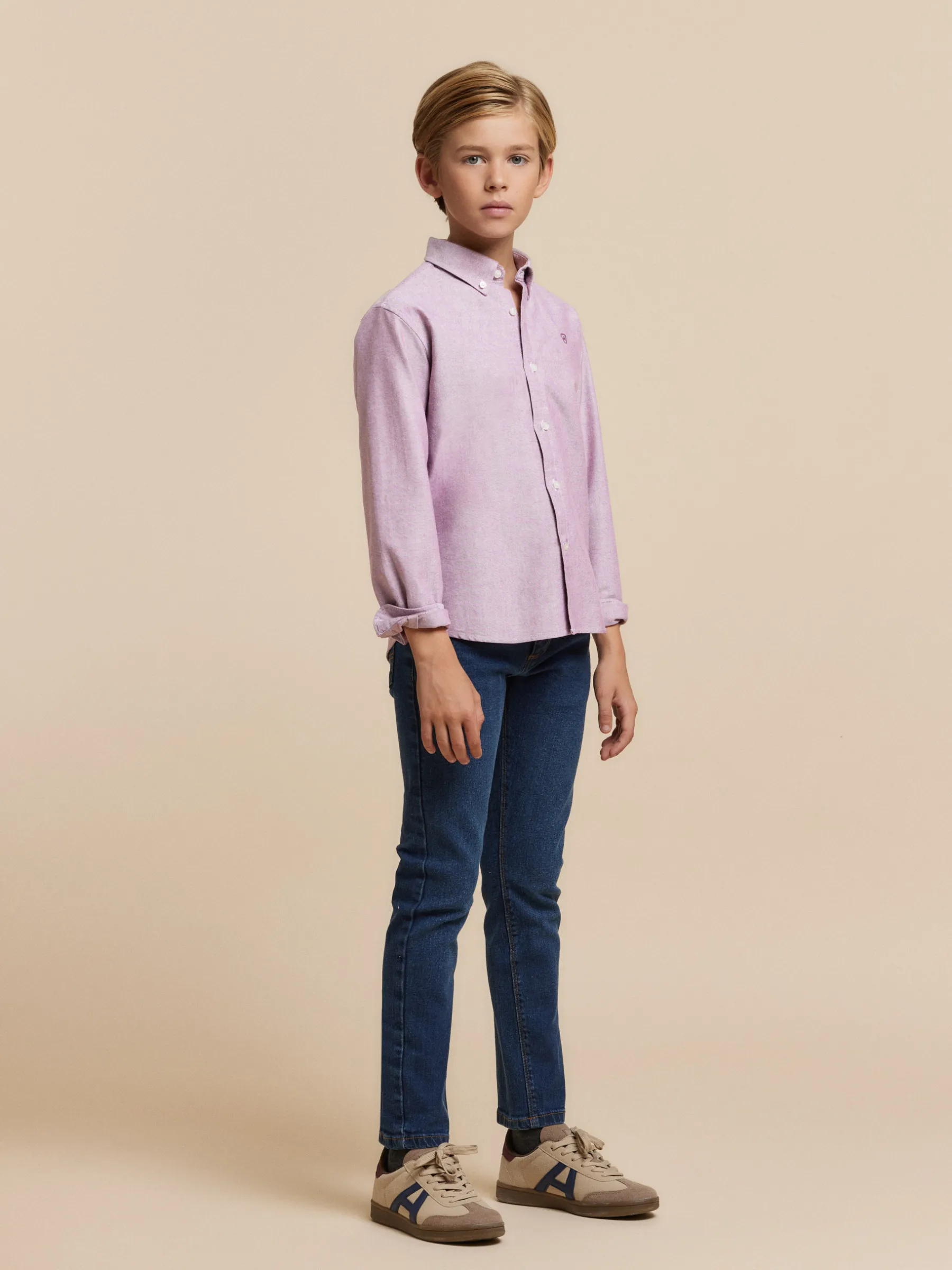 Best Sale CAMISA OXFORD SOLID KIDS Camisas