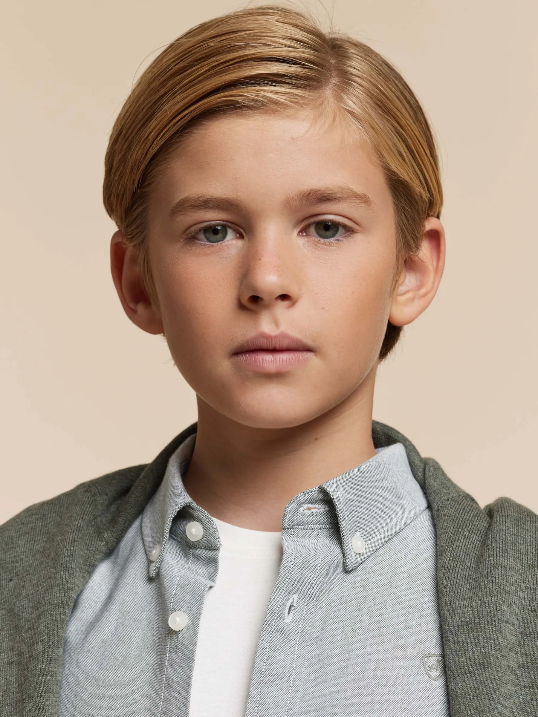 New CAMISA OXFORD SOLID KIDS Camisas