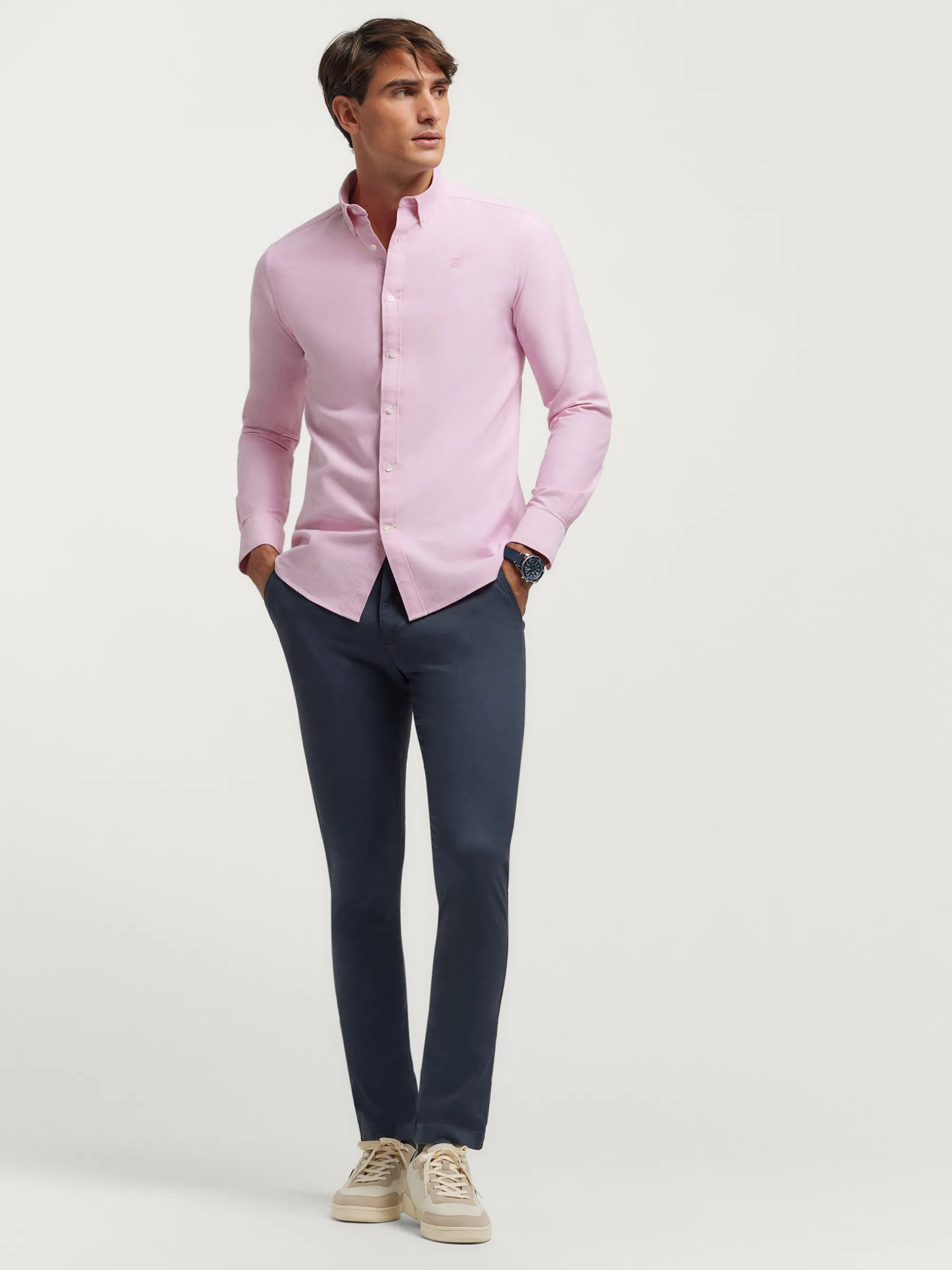 Outlet CAMISA OXFORD SOLID Hombre Oxford