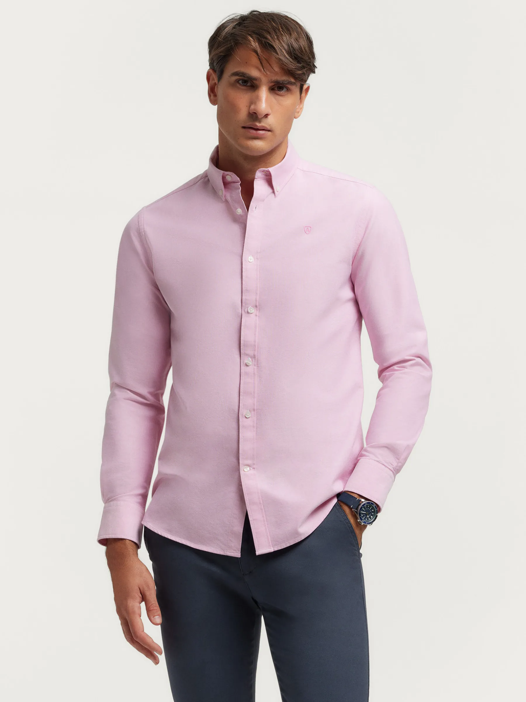 Outlet CAMISA OXFORD SOLID Hombre Oxford