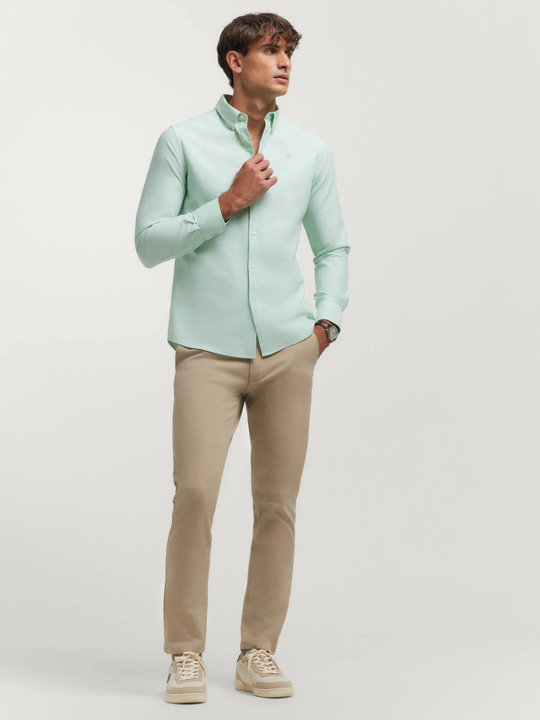 Outlet CAMISA OXFORD SOLID Hombre Oxford
