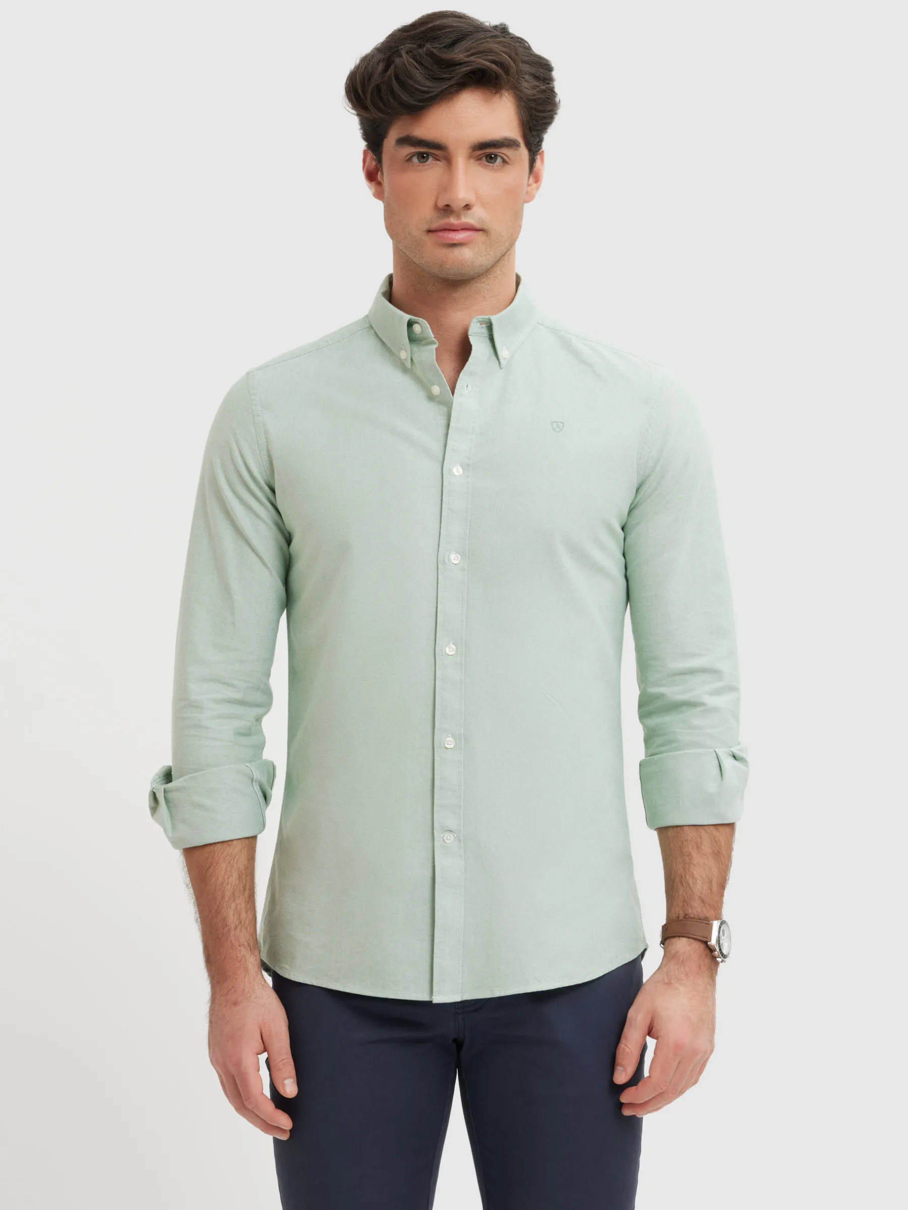 Cheap CAMISA OXFORD SOLID Hombre Oxford