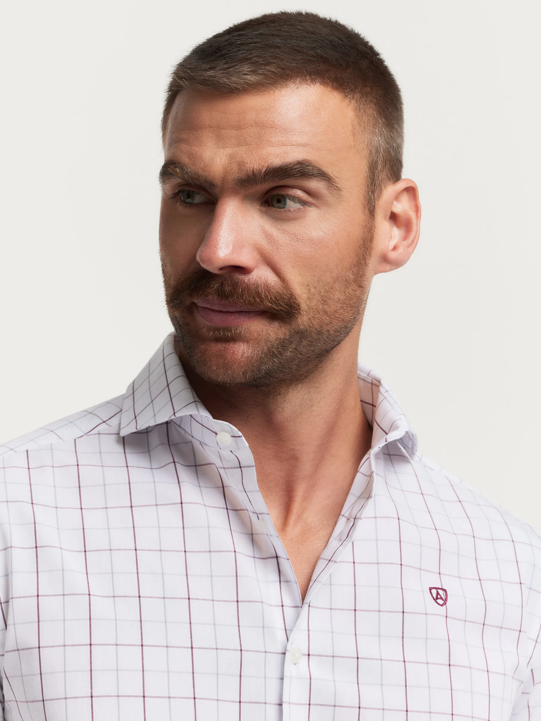 Clearance CAMISA POPELIN CUADROS Hombre Casual