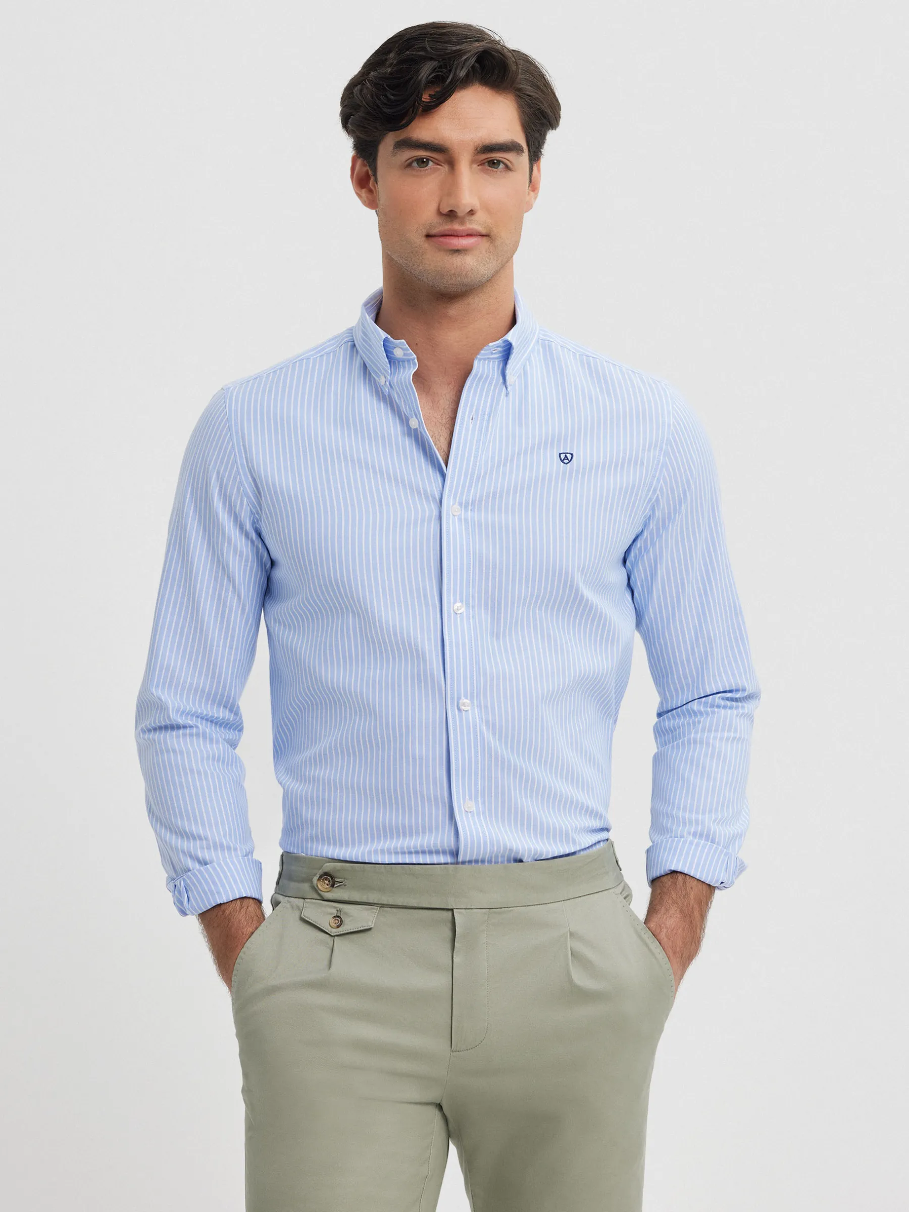Store CAMISA RAYAS DUTTON Hombre Camisas Vestir | Camisas Vestir