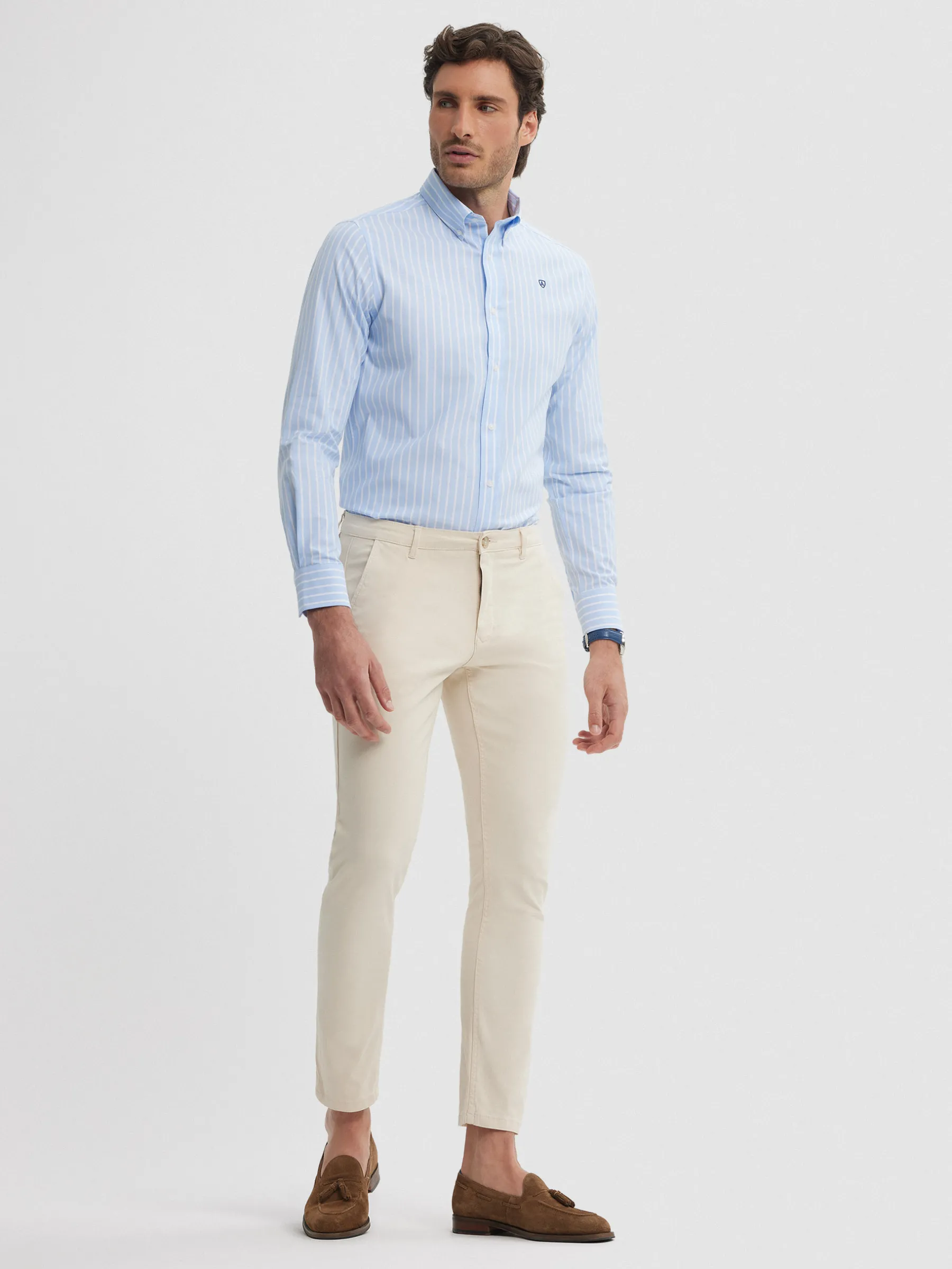 New CAMISA RAYAS DUTTON Hombre Casual