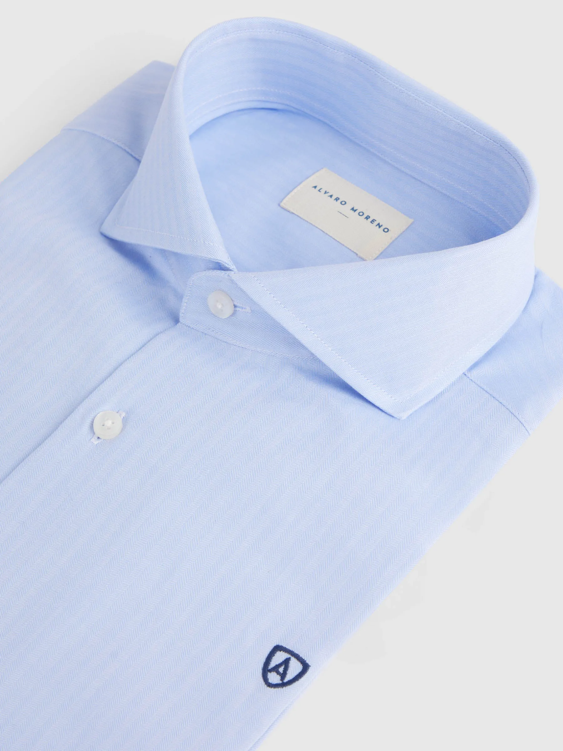 Store CAMISA VESTIR HERRINGBONE Hombre Camisas Vestir | Camisas Vestir