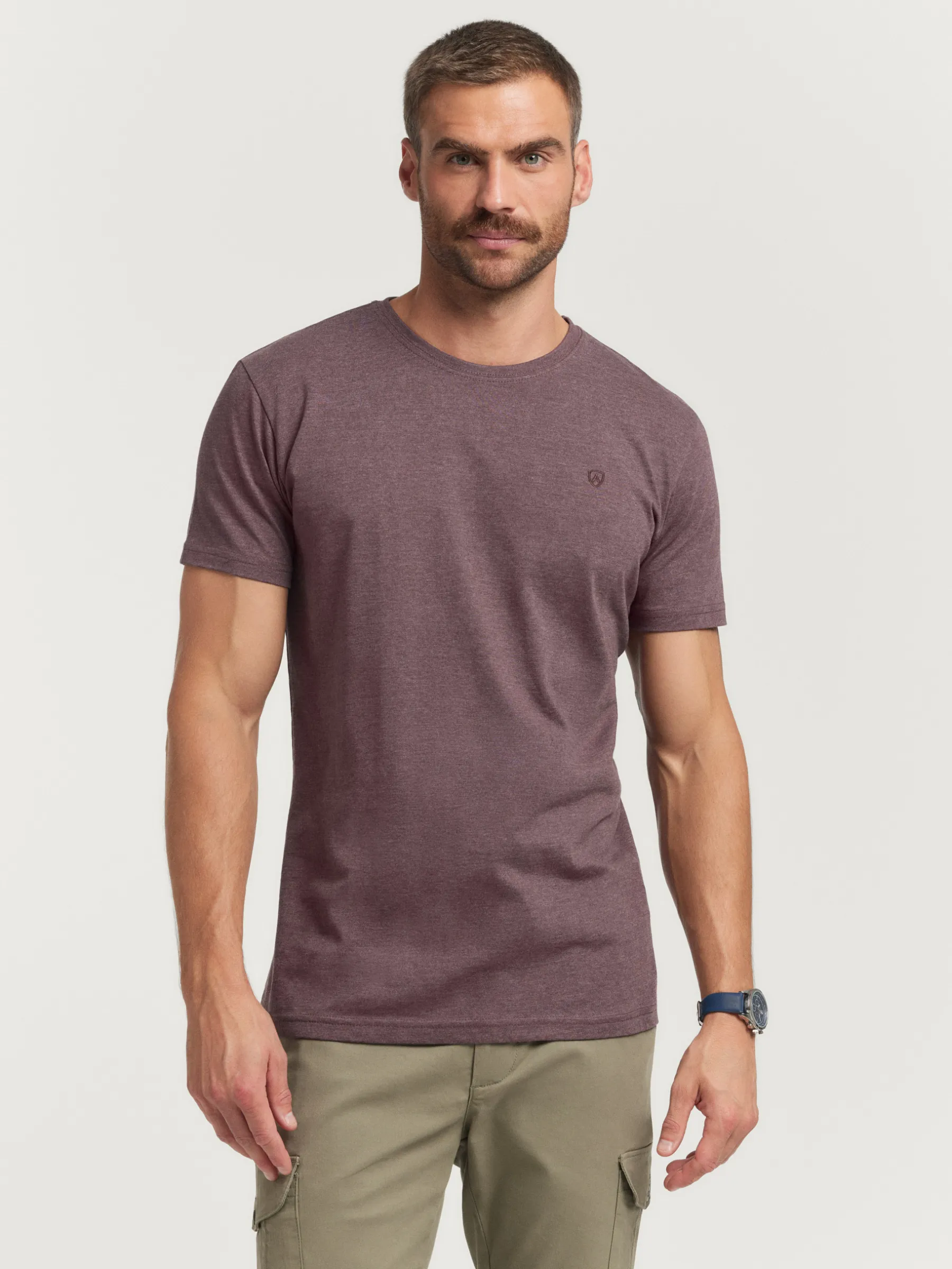 Outlet CAMISETA MELANGE Hombre Camisetas