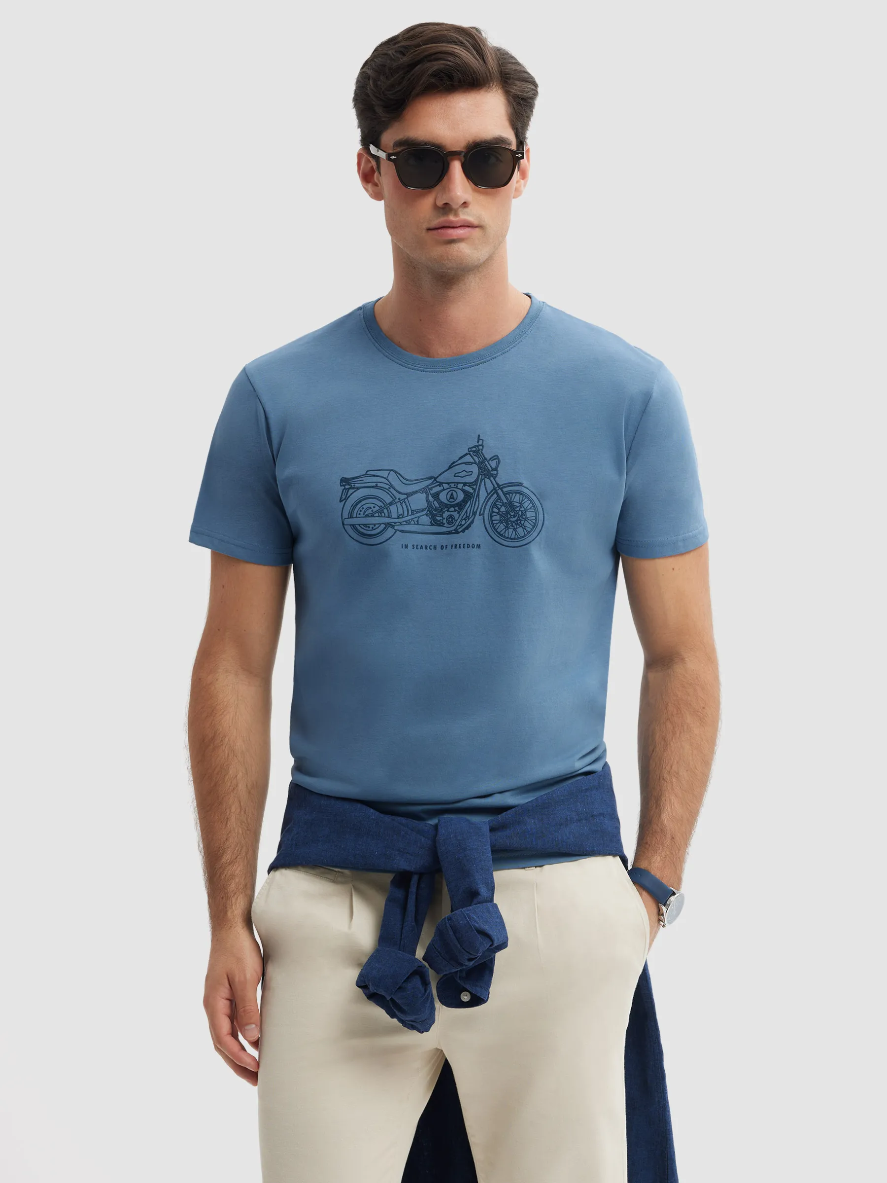 Sale CAMISETA MOTORCYCLE Hombre Camisetas