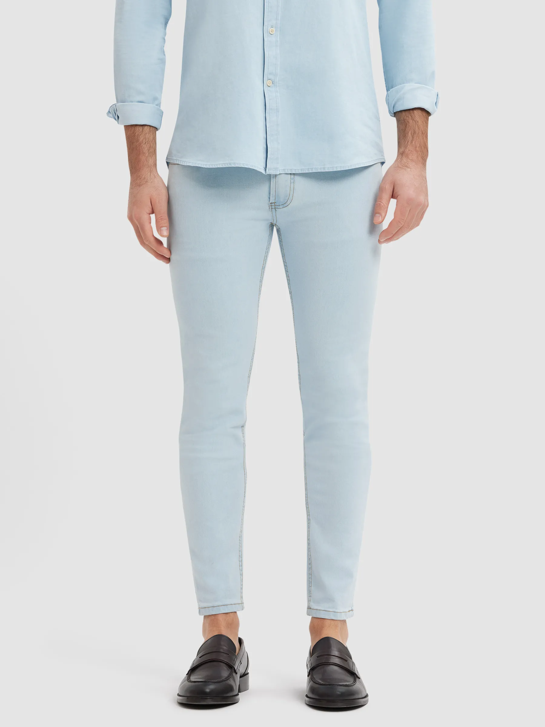 Hot DENIM SKINNY Hombre Vaqueros